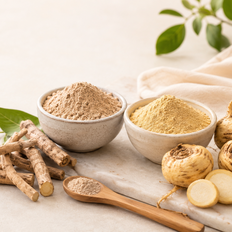 Ashwagandha and Maca: why this adaptogen duo supports energy, stress balance, and daily vitality Gade Nutrition