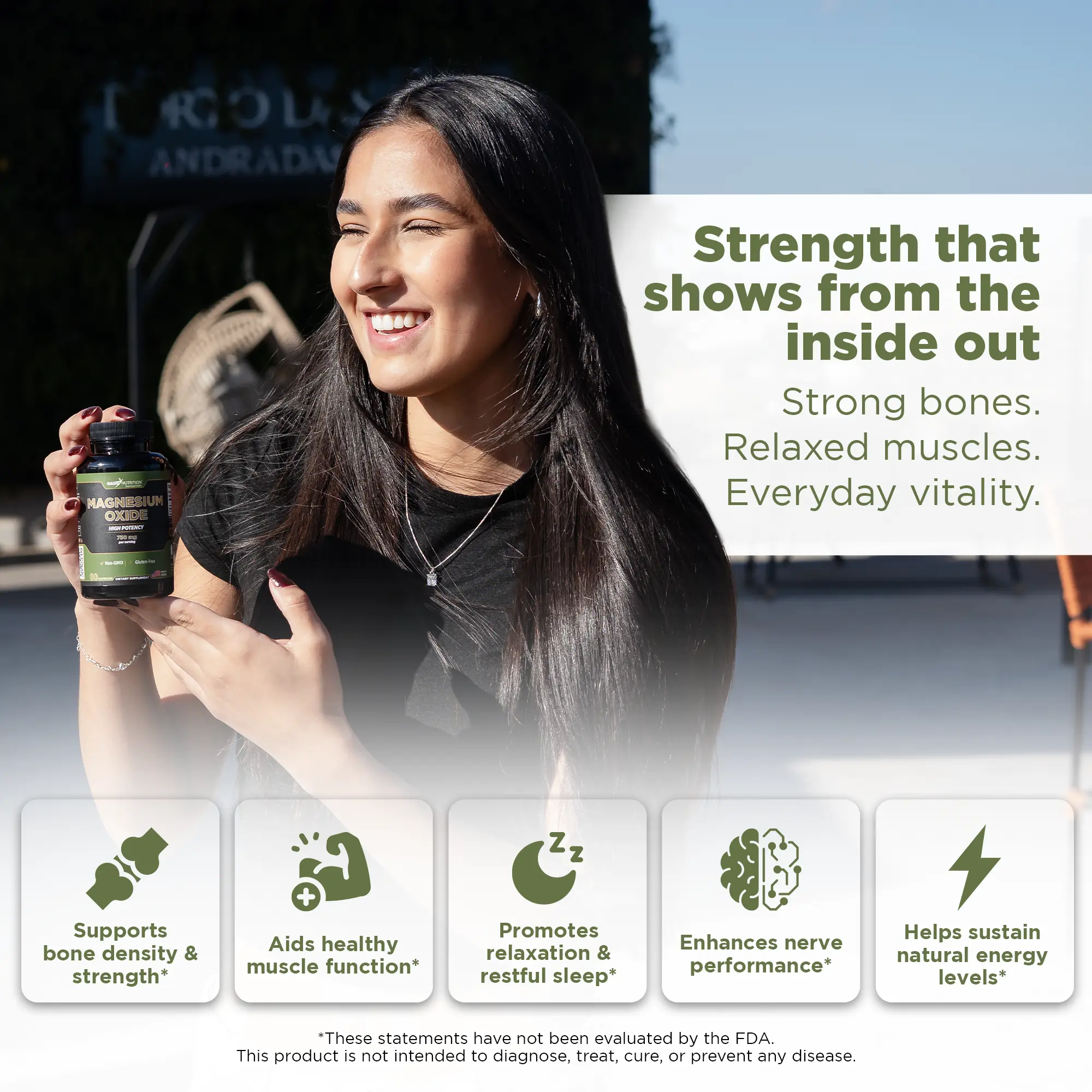 Magnesium Oxide Gade Nutrition