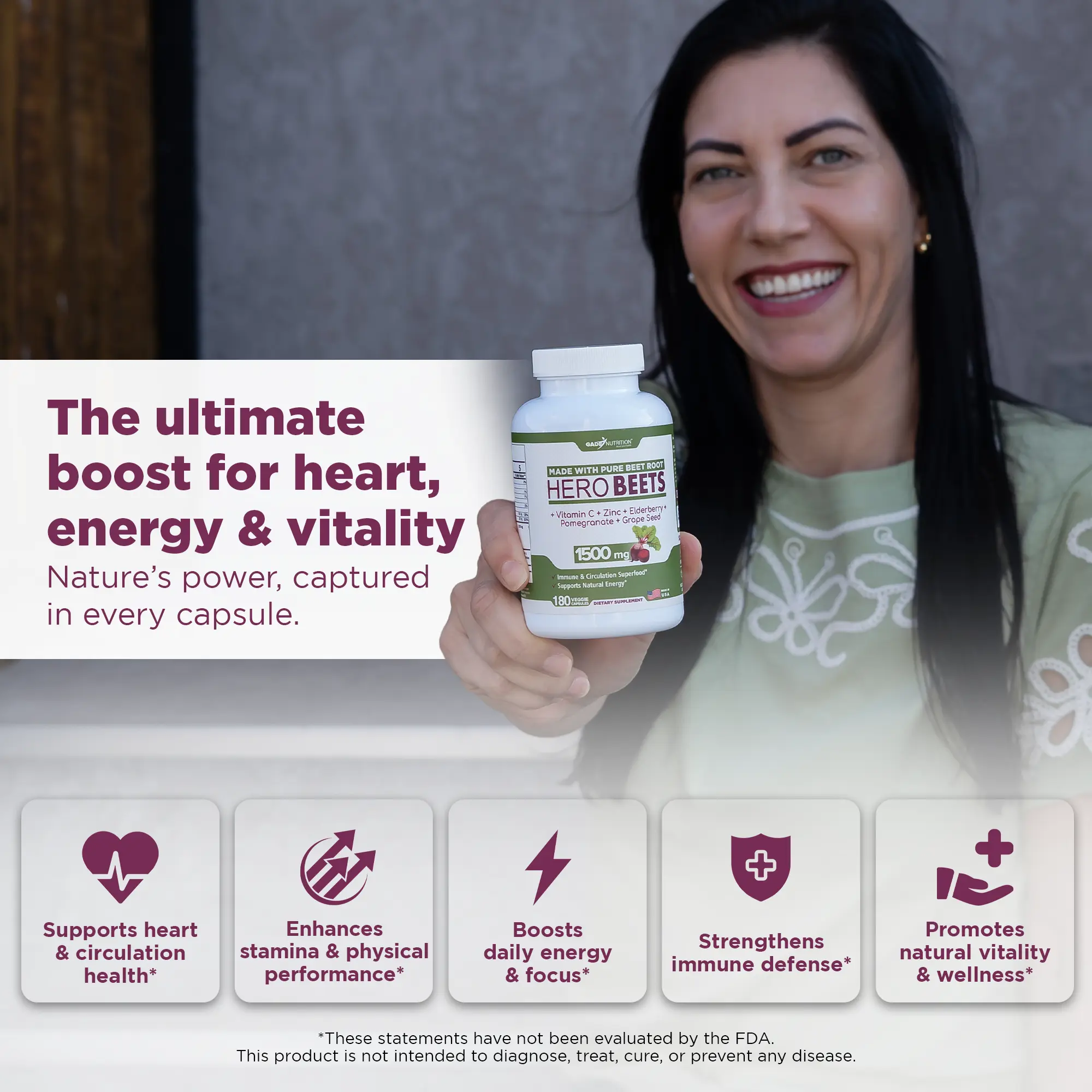 Hero Beets - Capsules GADE NUTRITION