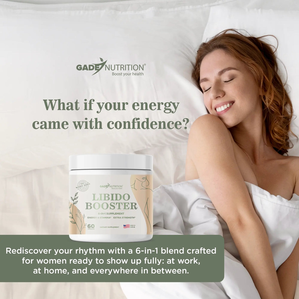 Libido Booster for Women by Gade Nutrition