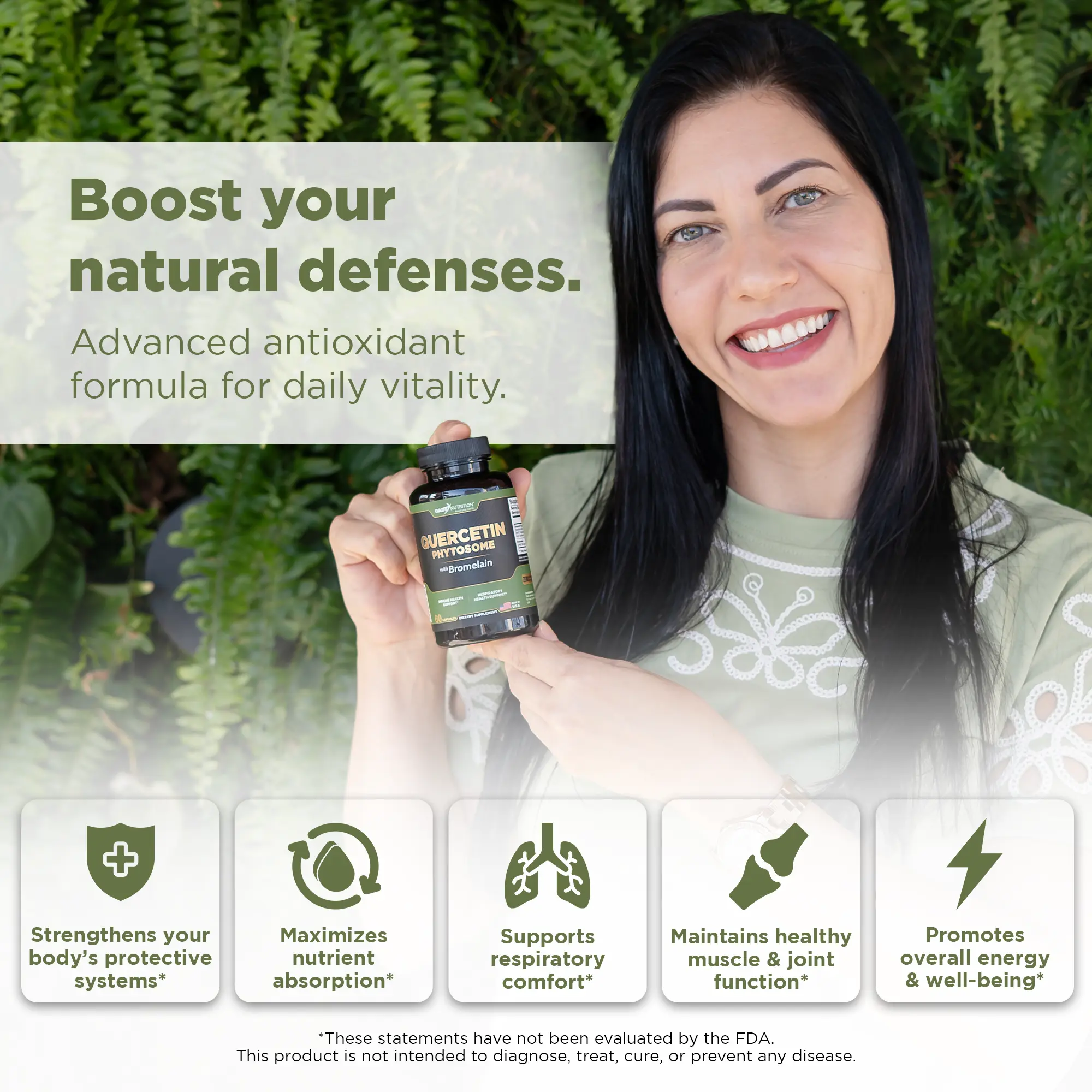 Quercetin Phytosome with Bromelain Gade Nutrition