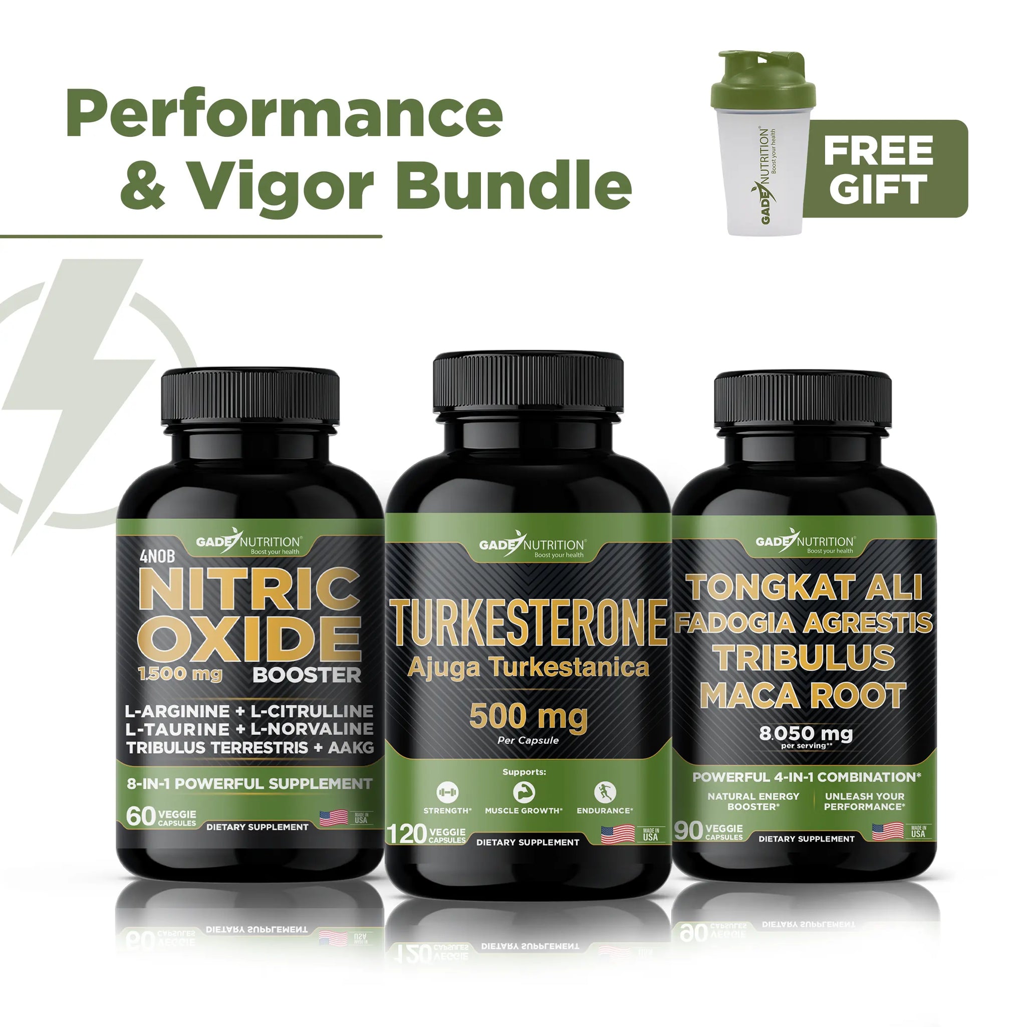 Performance & Vigor Bundle GADE NUTRITION