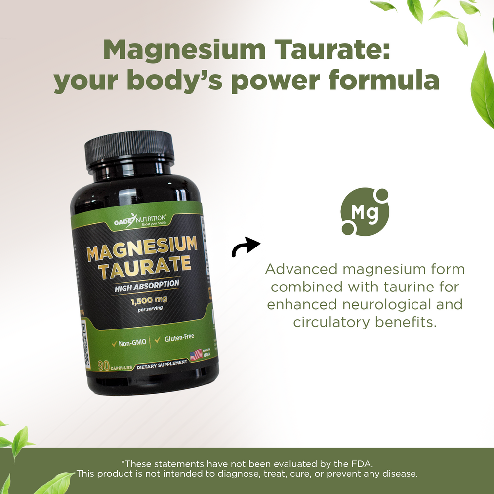 Magnesium Taurate Gade Nutrition