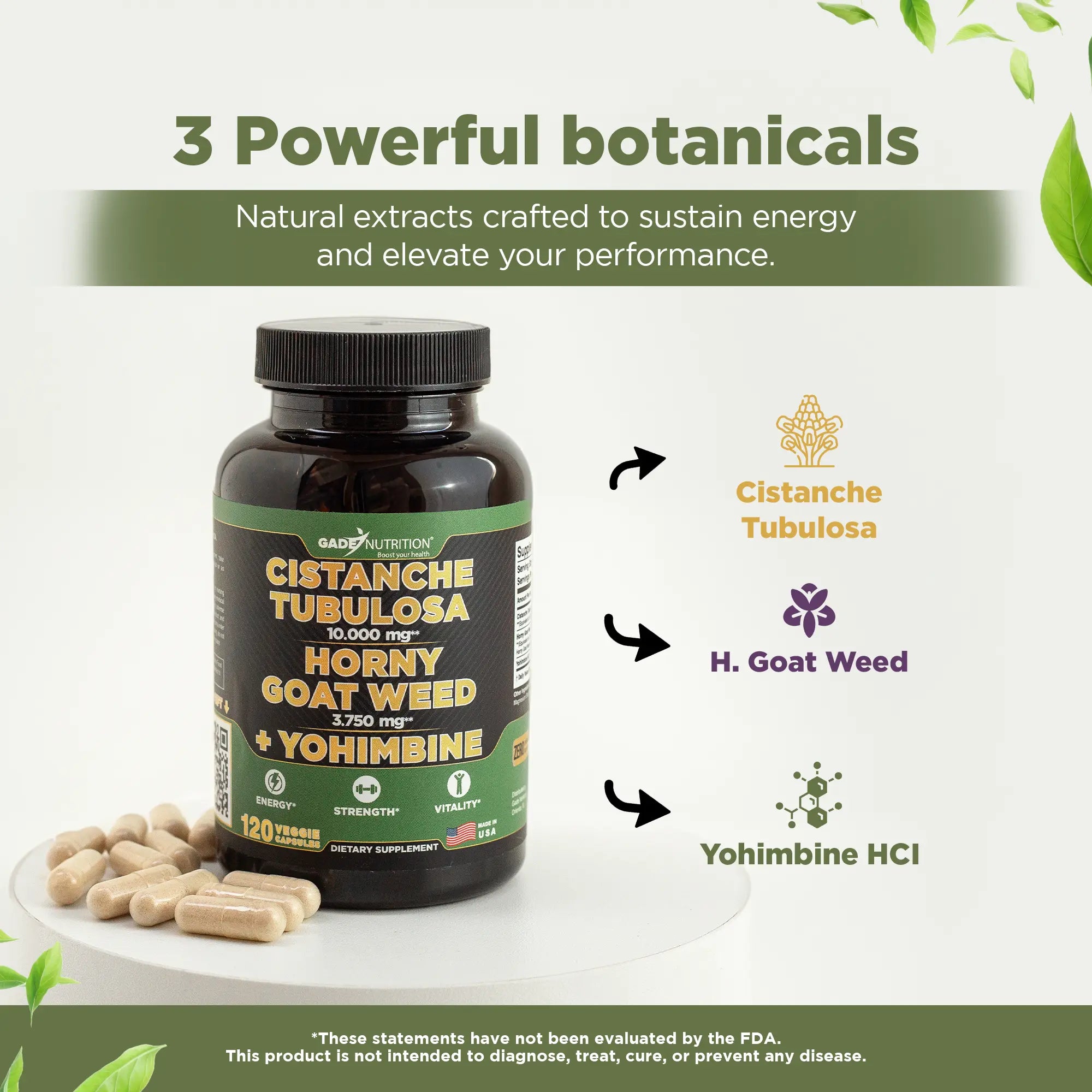 Cistanche Tubulosa Complex 3-in-1 Gade Nutrition