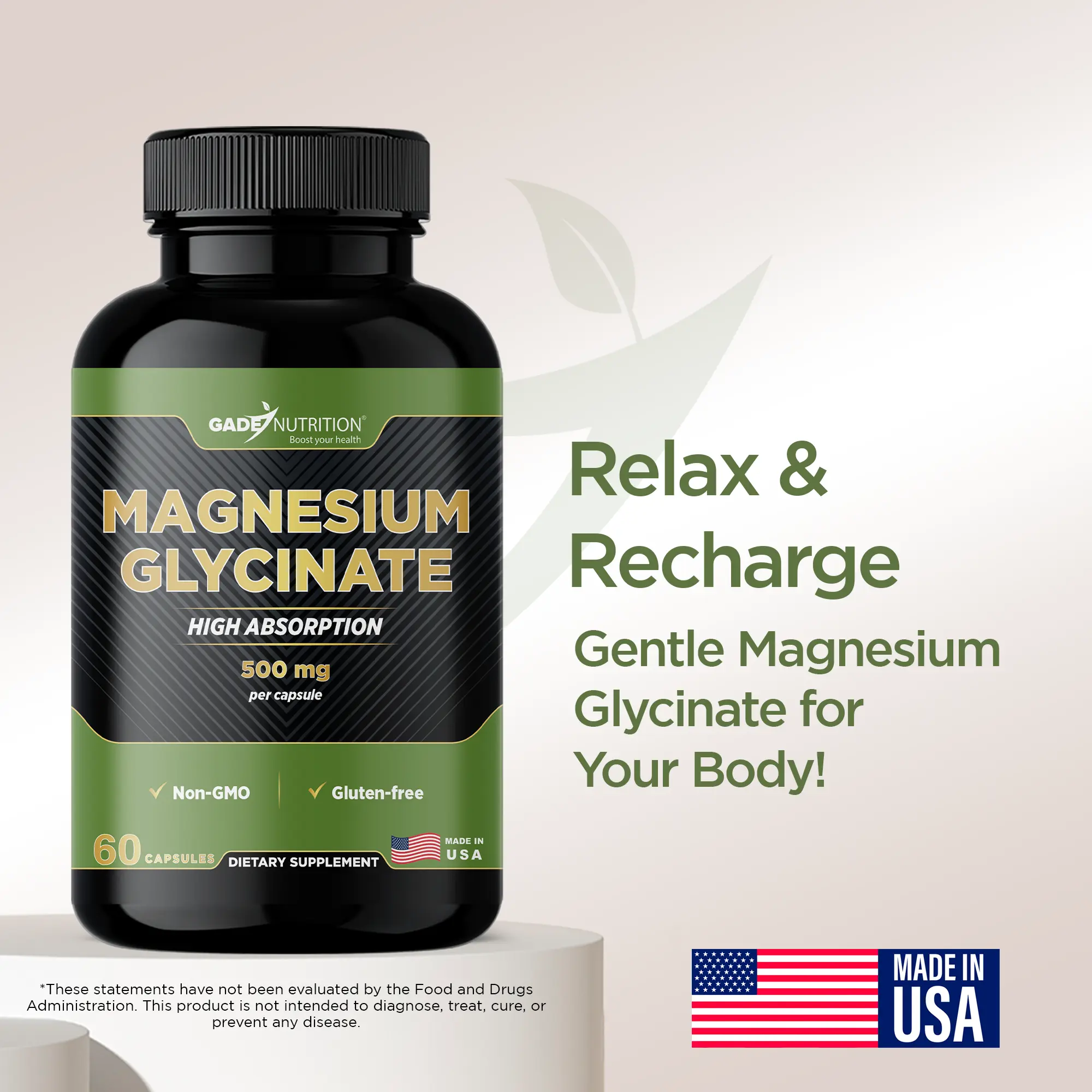 Magnesium Glycinate - Gade Nutrition