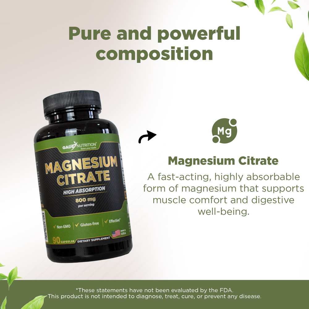 Magnesium Citrate Gade Nutrition