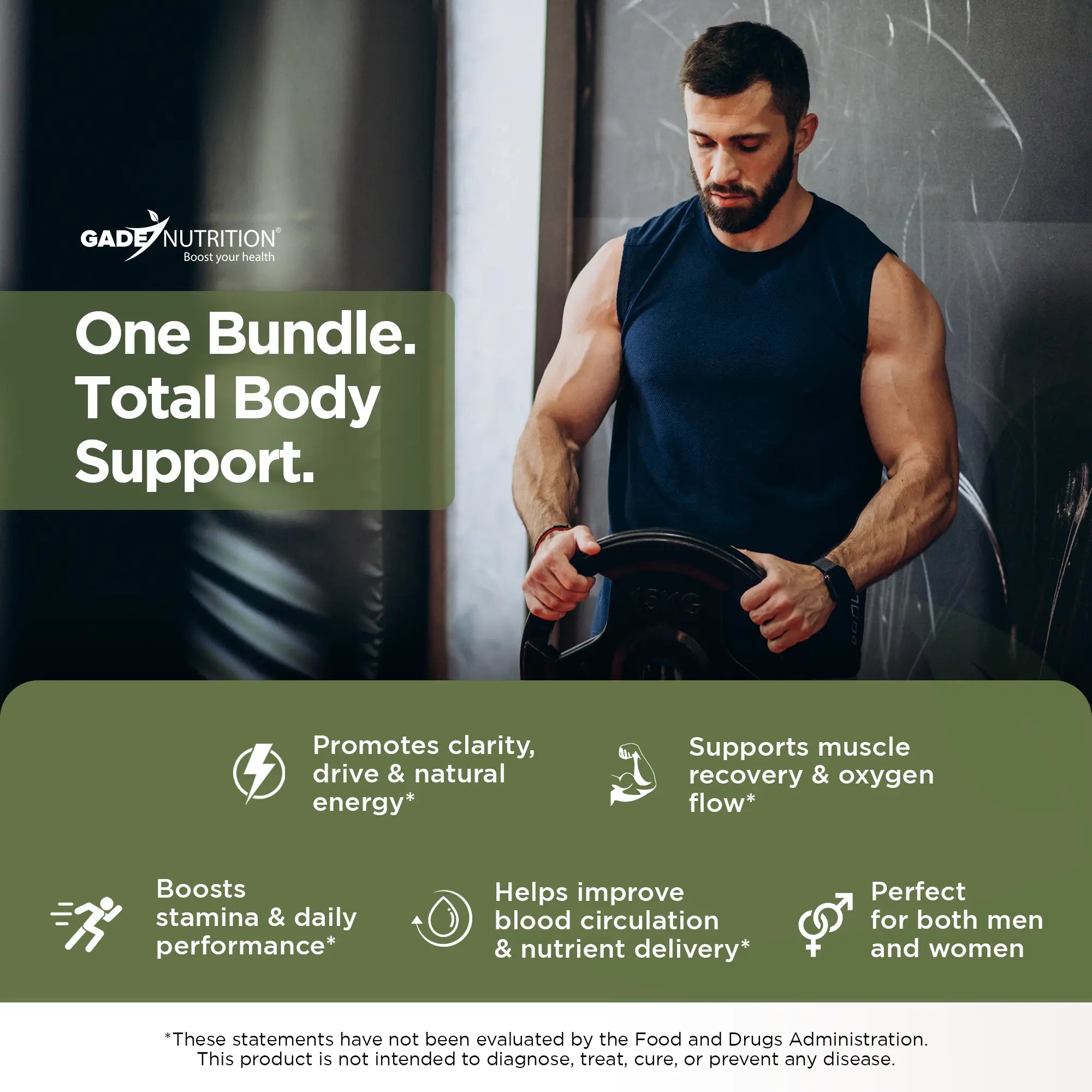 Energy, Stamina & Vitality Bundle GADE NUTRITION