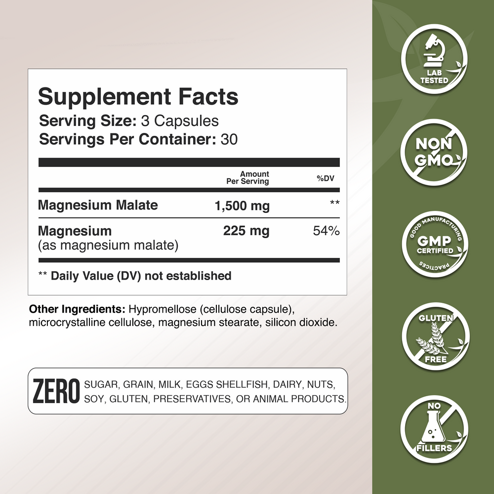 Magnesium Malate Gade Nutrition