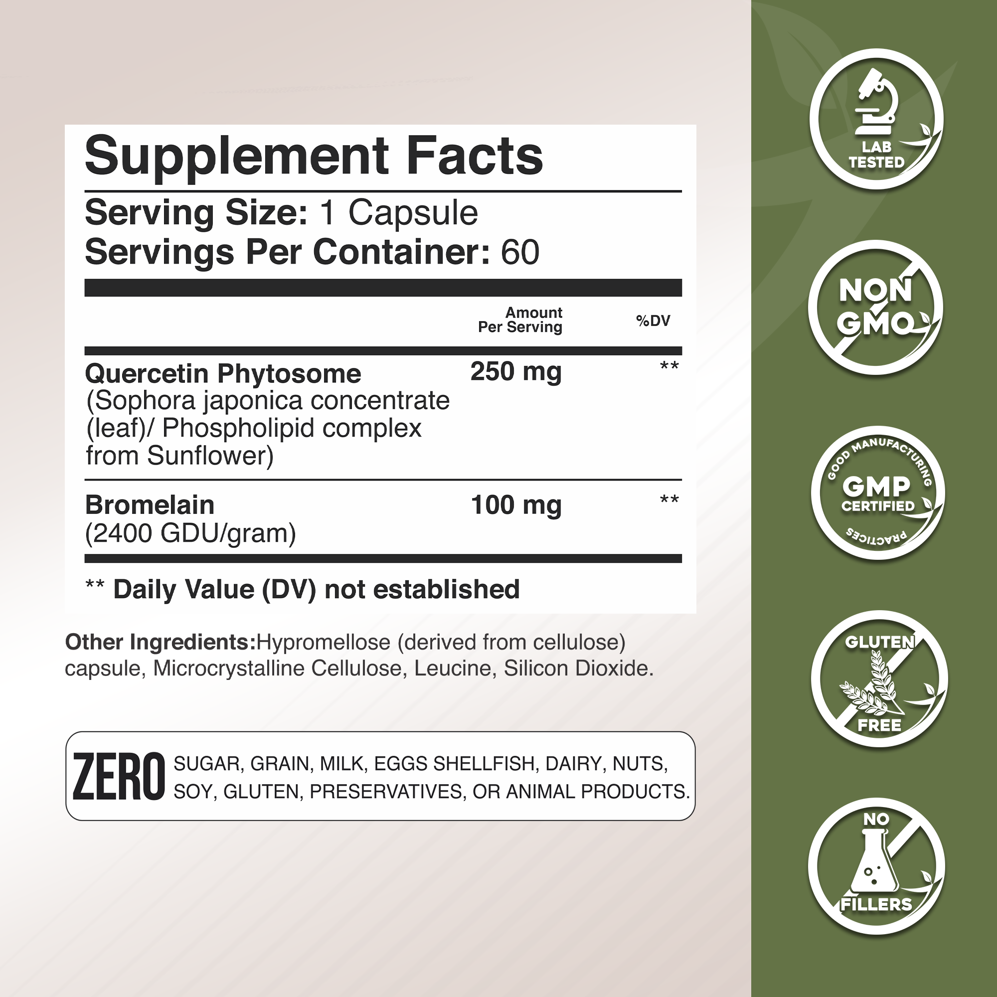 Quercetin Phytosome with Bromelain Gade Nutrition