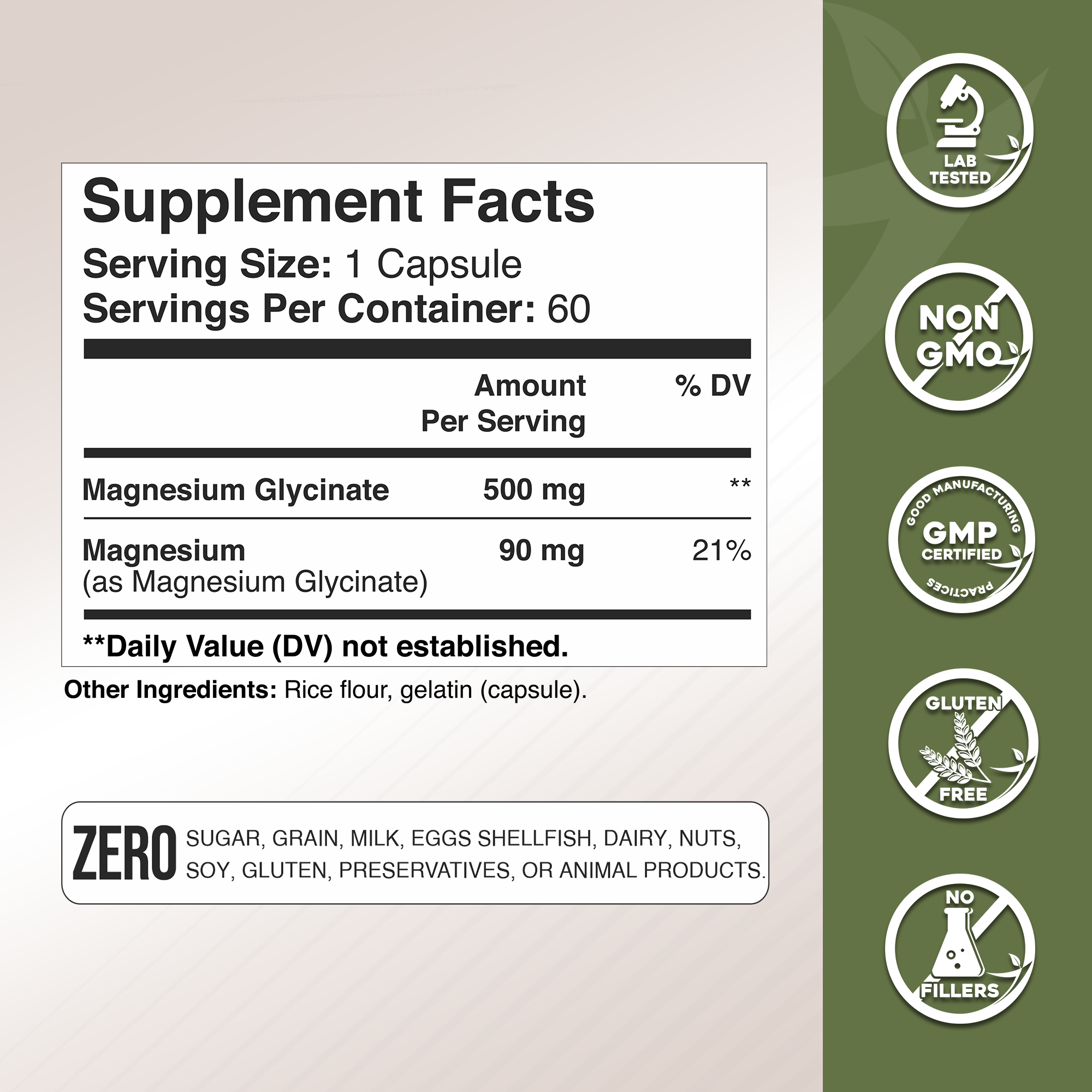 Magnesium Glycinate Gade Nutrition