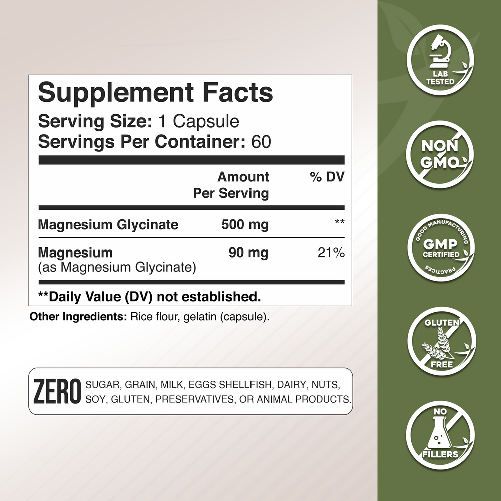 Magnesium Glycinate Gade Nutrition