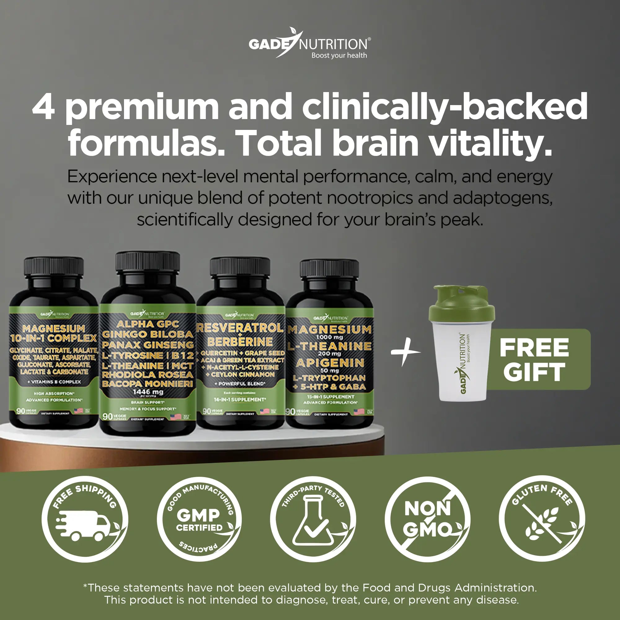 Brain Health Bundle GADE NUTRITION