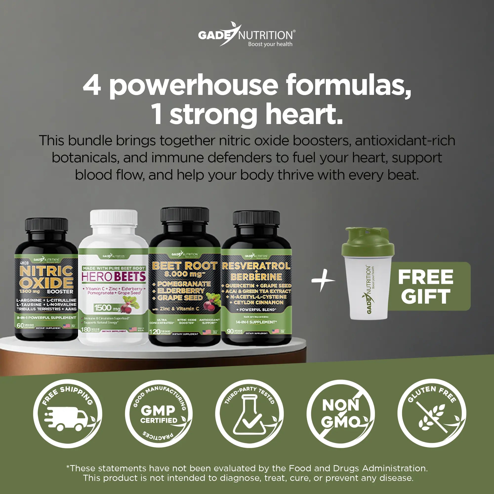 Heart Health Bundle GADE NUTRITION