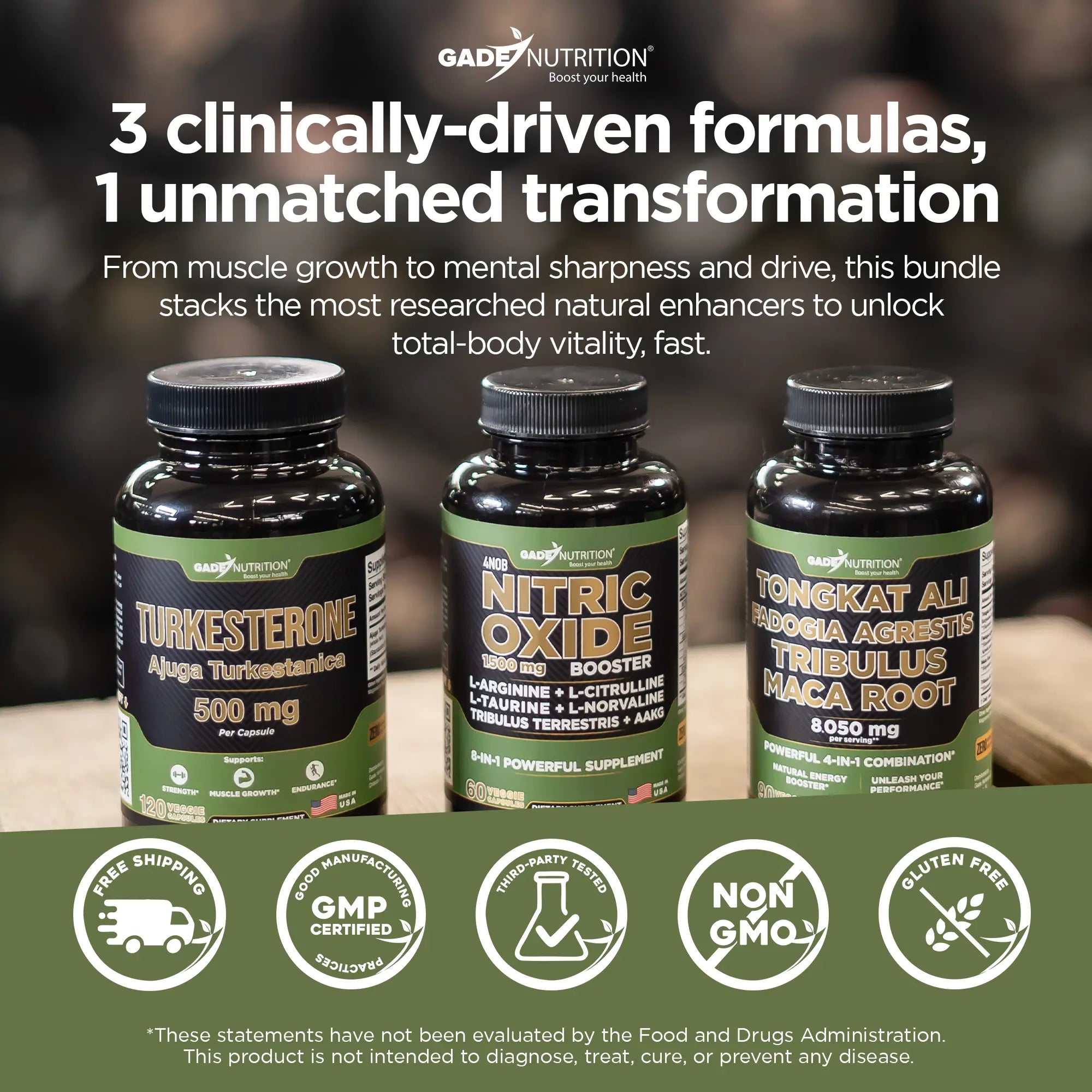 Performance & Vigor Bundle GADE NUTRITION