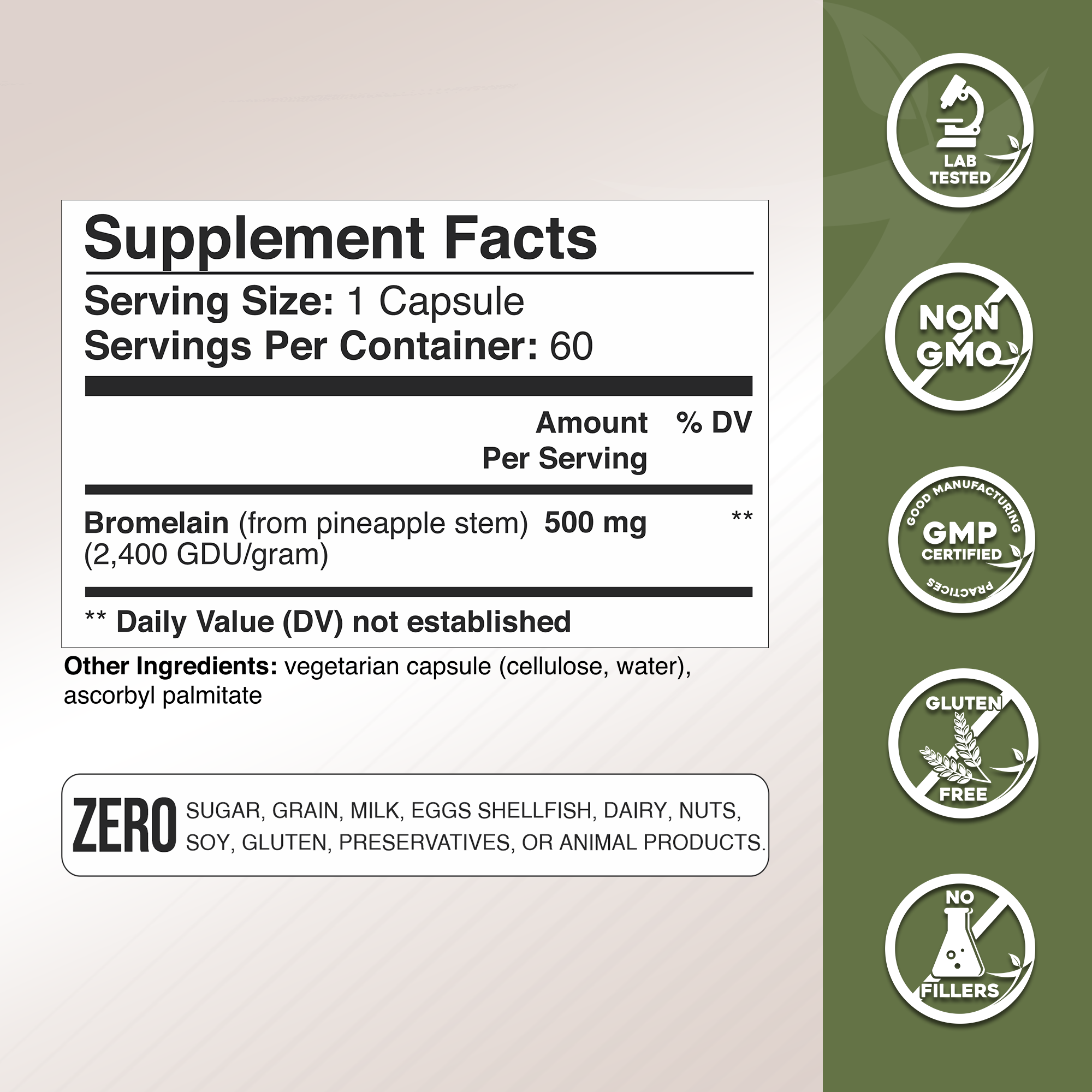 Bromelain 2,400 GDU/g Gade Nutrition