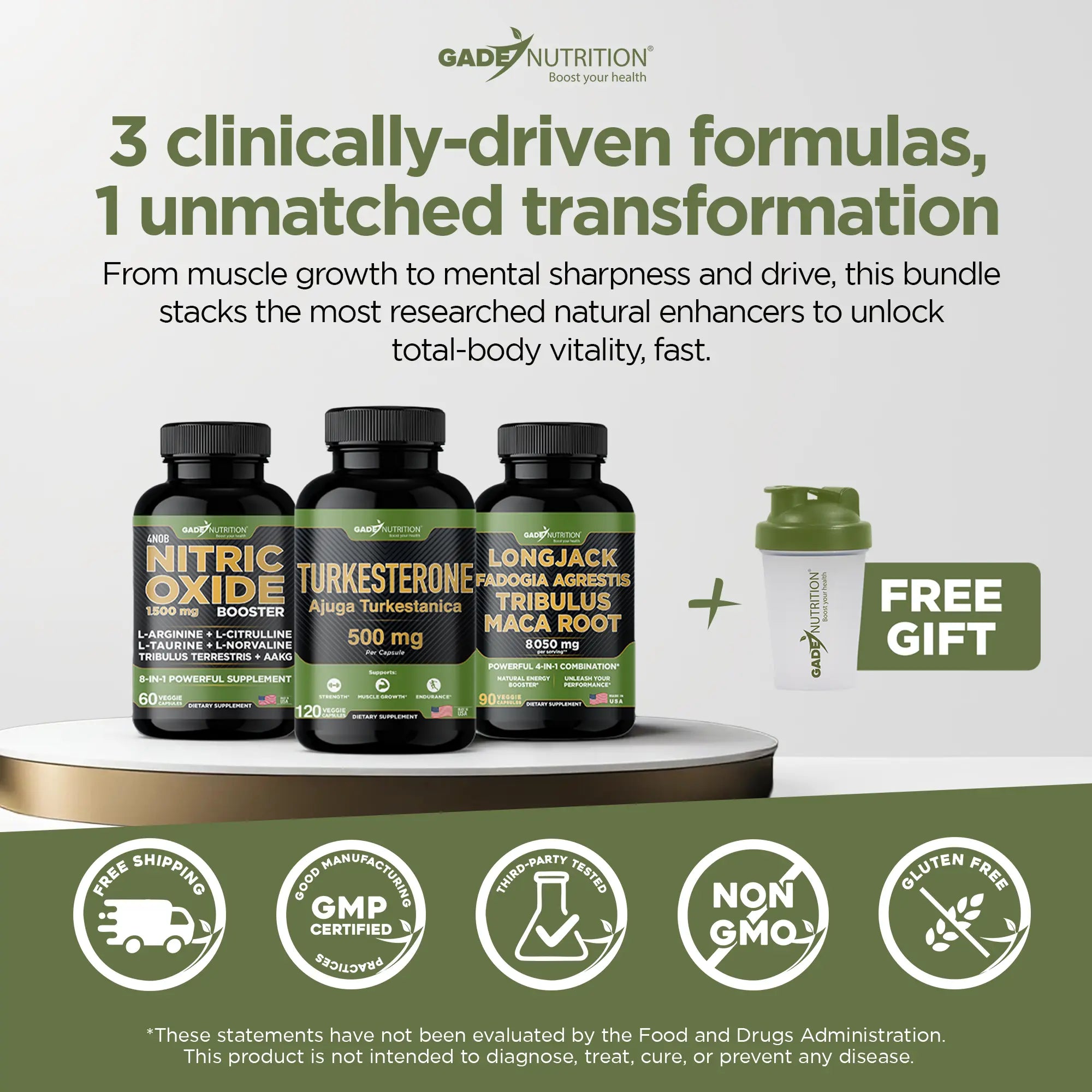 Performance & Vigor Bundle GADE NUTRITION