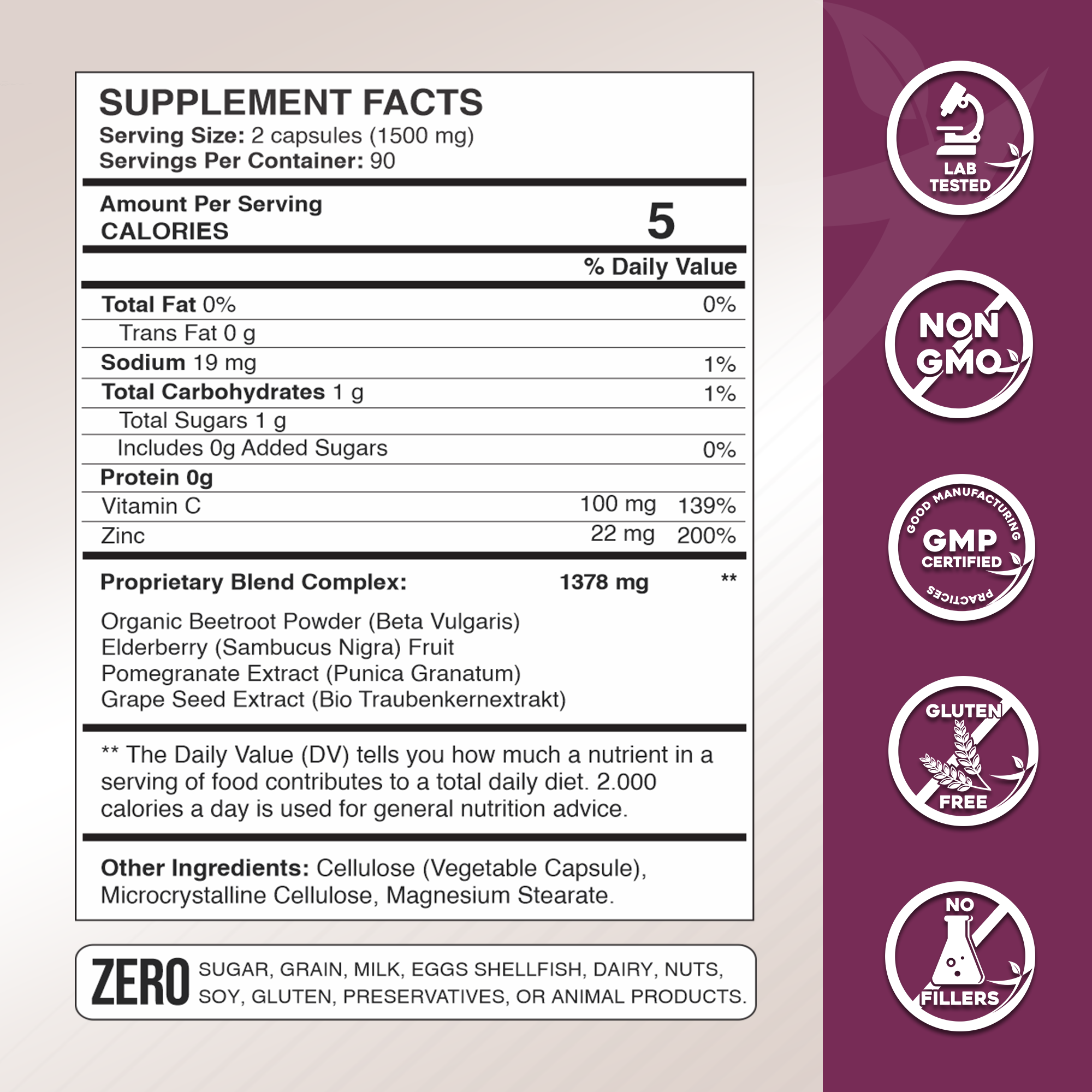 Hero Beets - Capsules GADE NUTRITION