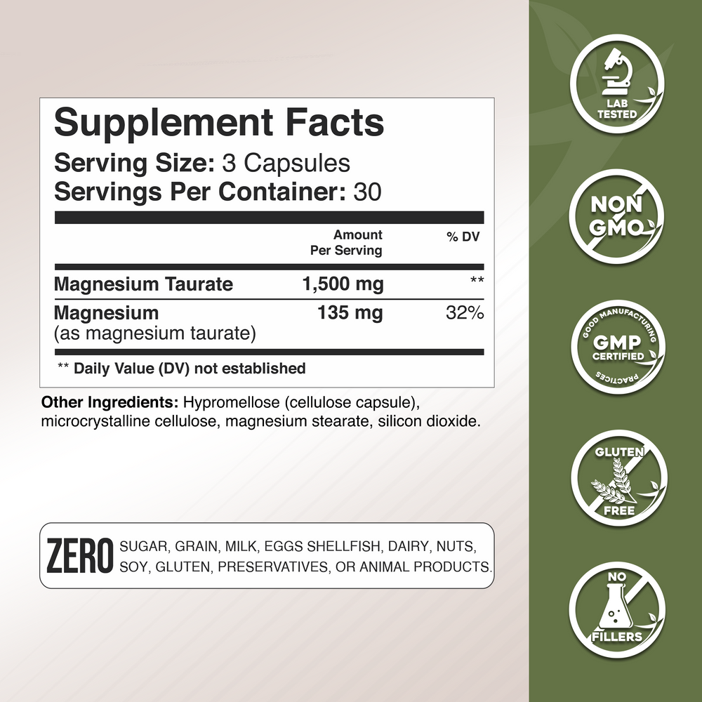 Magnesium Taurate Gade Nutrition