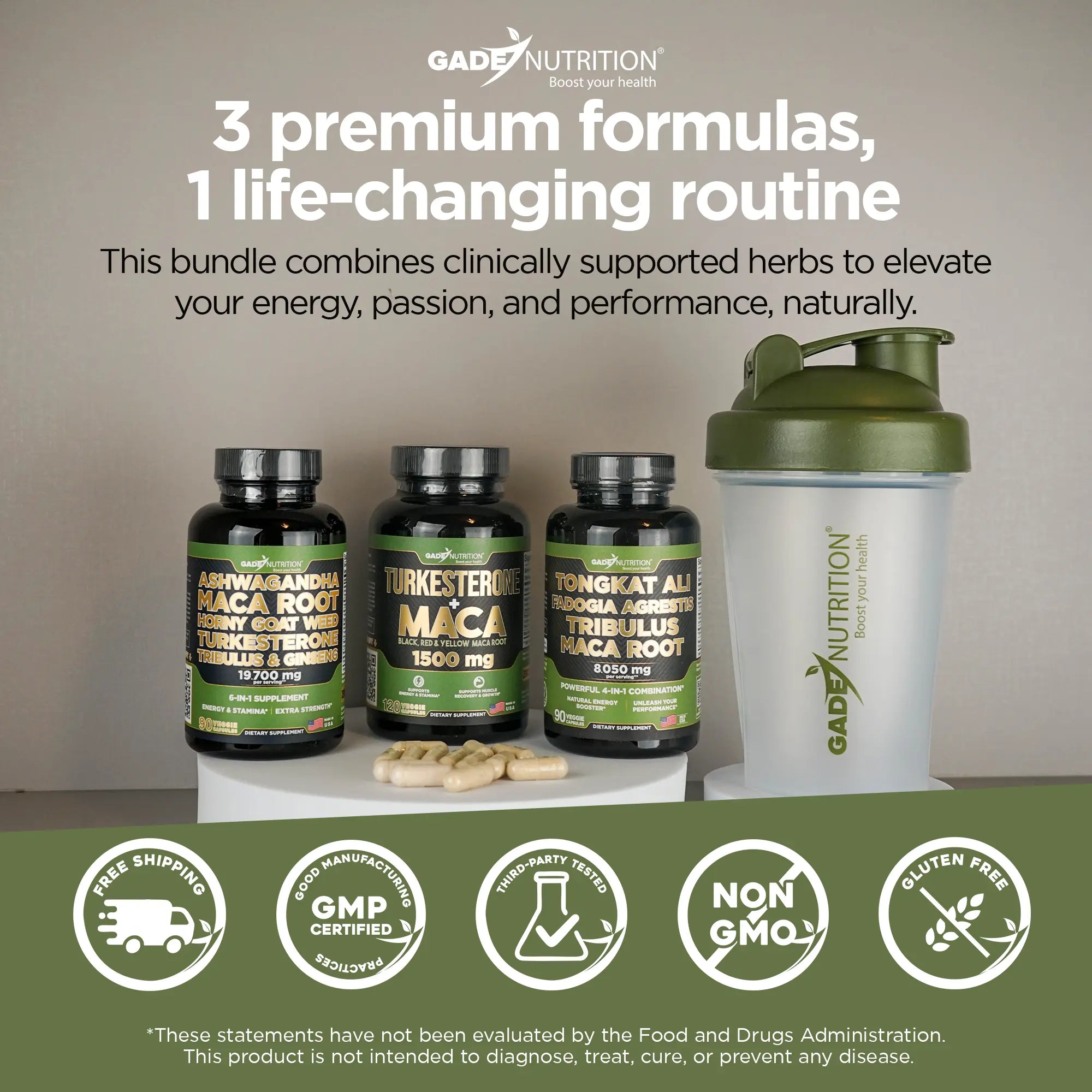 Libido Bundle GADE NUTRITION