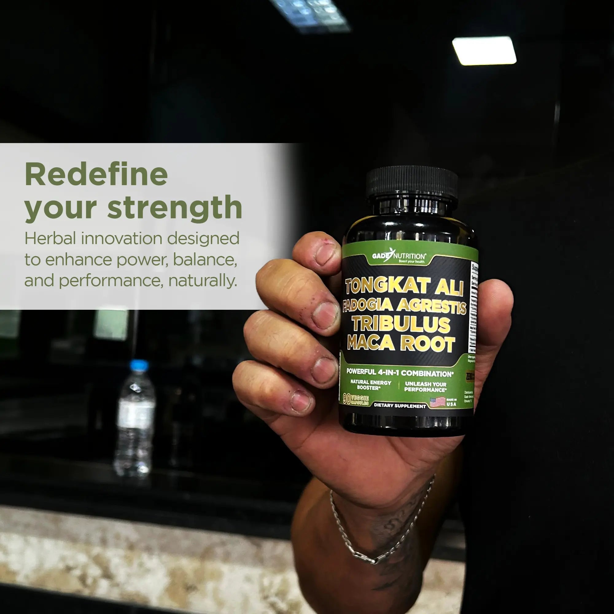 Tongkat, Fadogia Agrestis, Tribulus and Maca Root