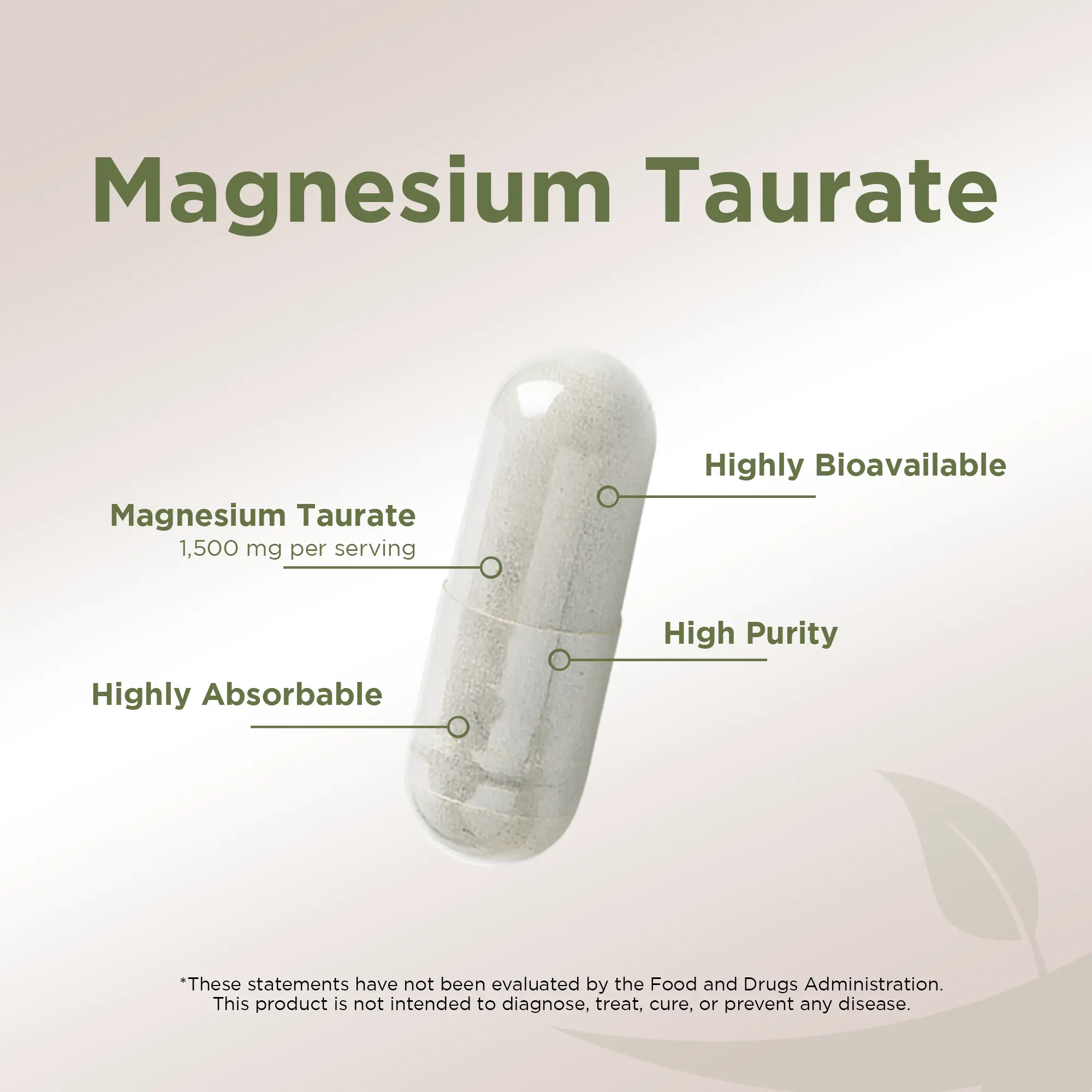 Magnesium Taurate - Gade Nutrition