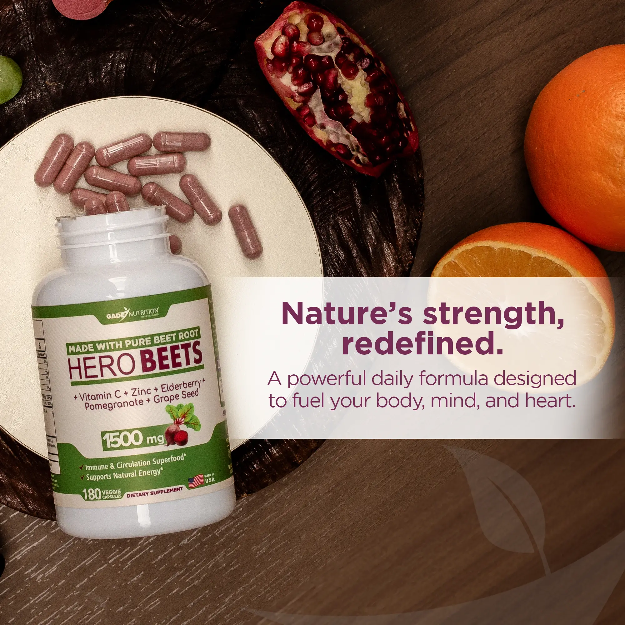 Hero Beets - Capsules GADE NUTRITION