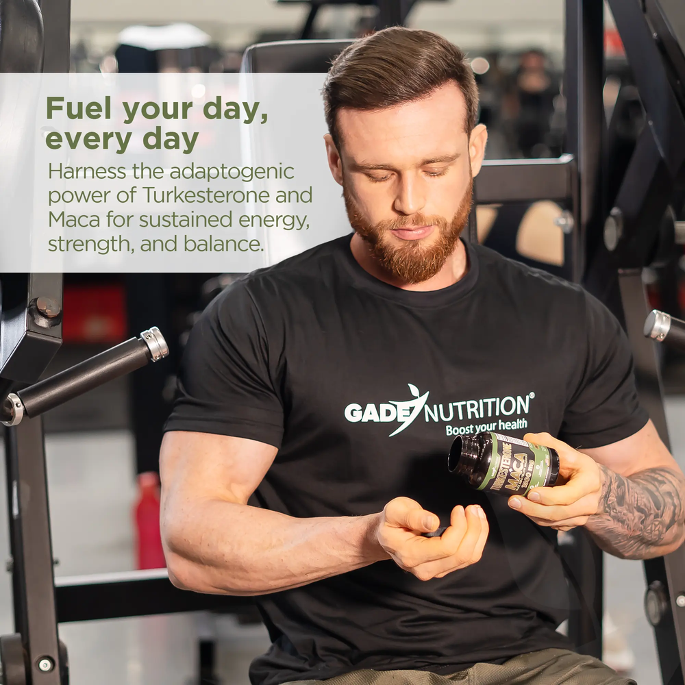 Turkesterone with Maca Root 1,500 mg GADE NUTRITION