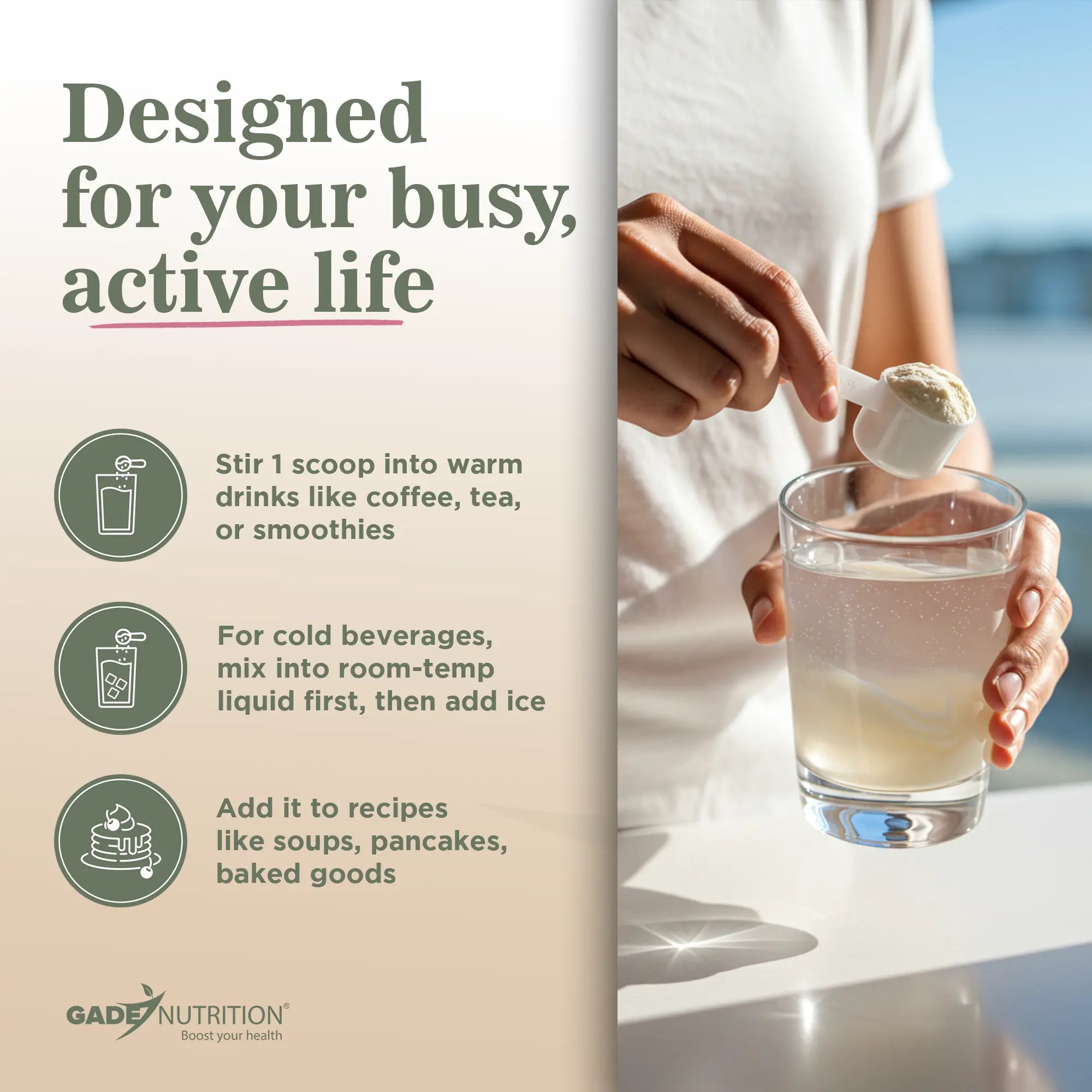 Collagen Peptides Powder Hydrolyzed Types I & III