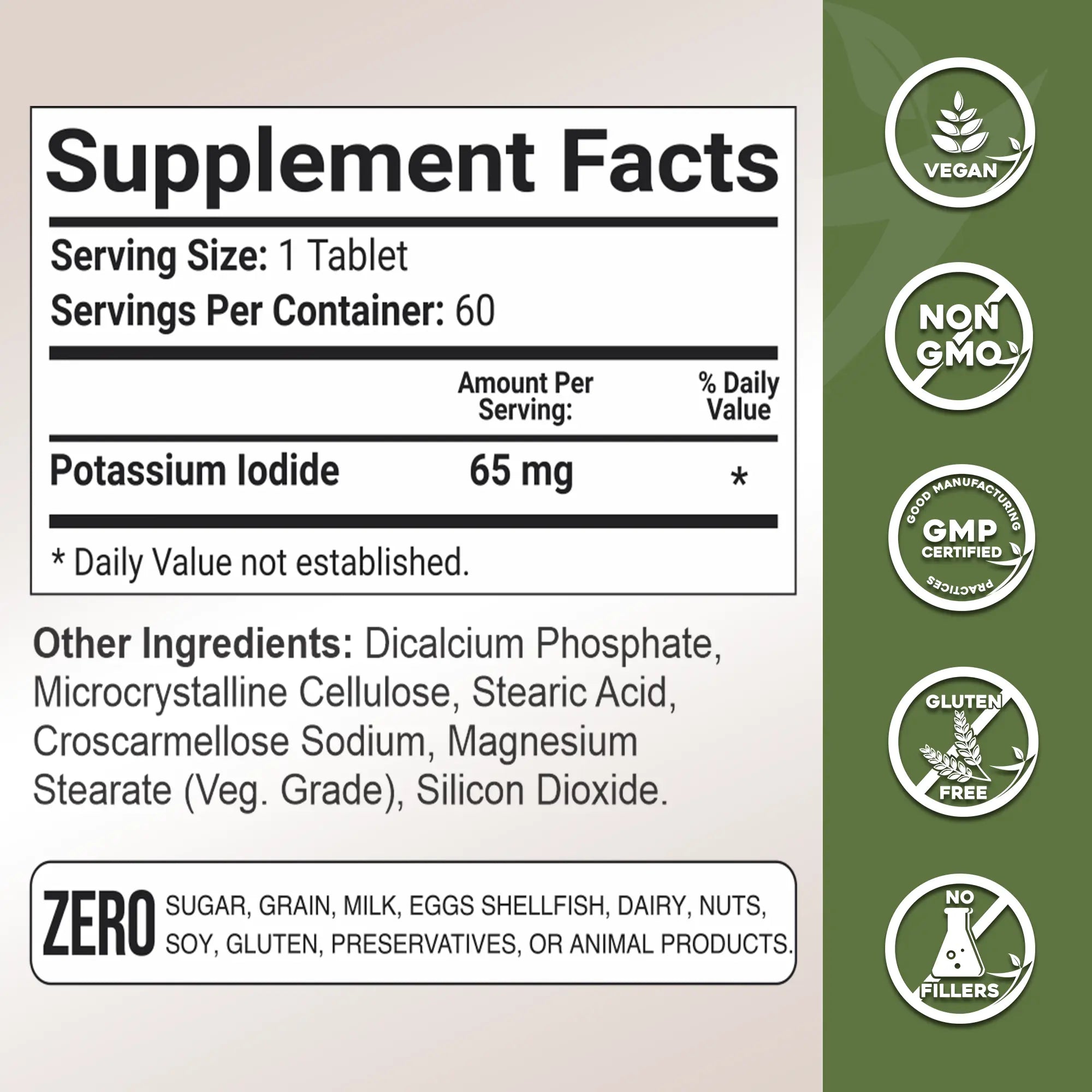 Potassium Iodide - Exp March 2029 - Gade Nutrition