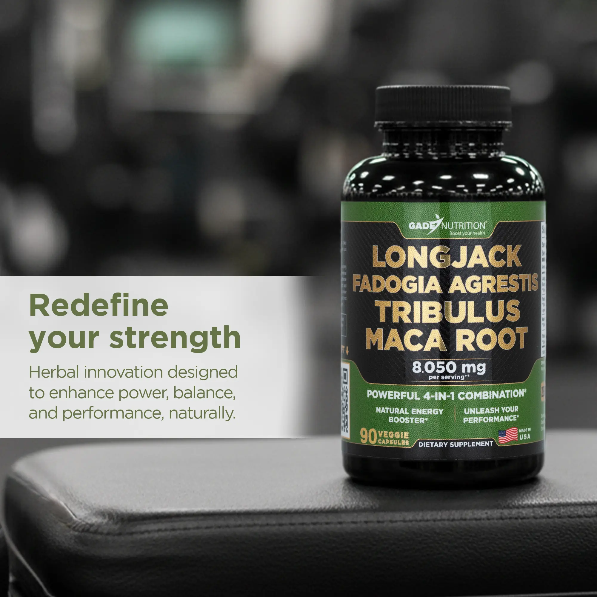 Longjack, Fadogia Agrestis, Tribulus and Maca Root GADE NUTRITION
