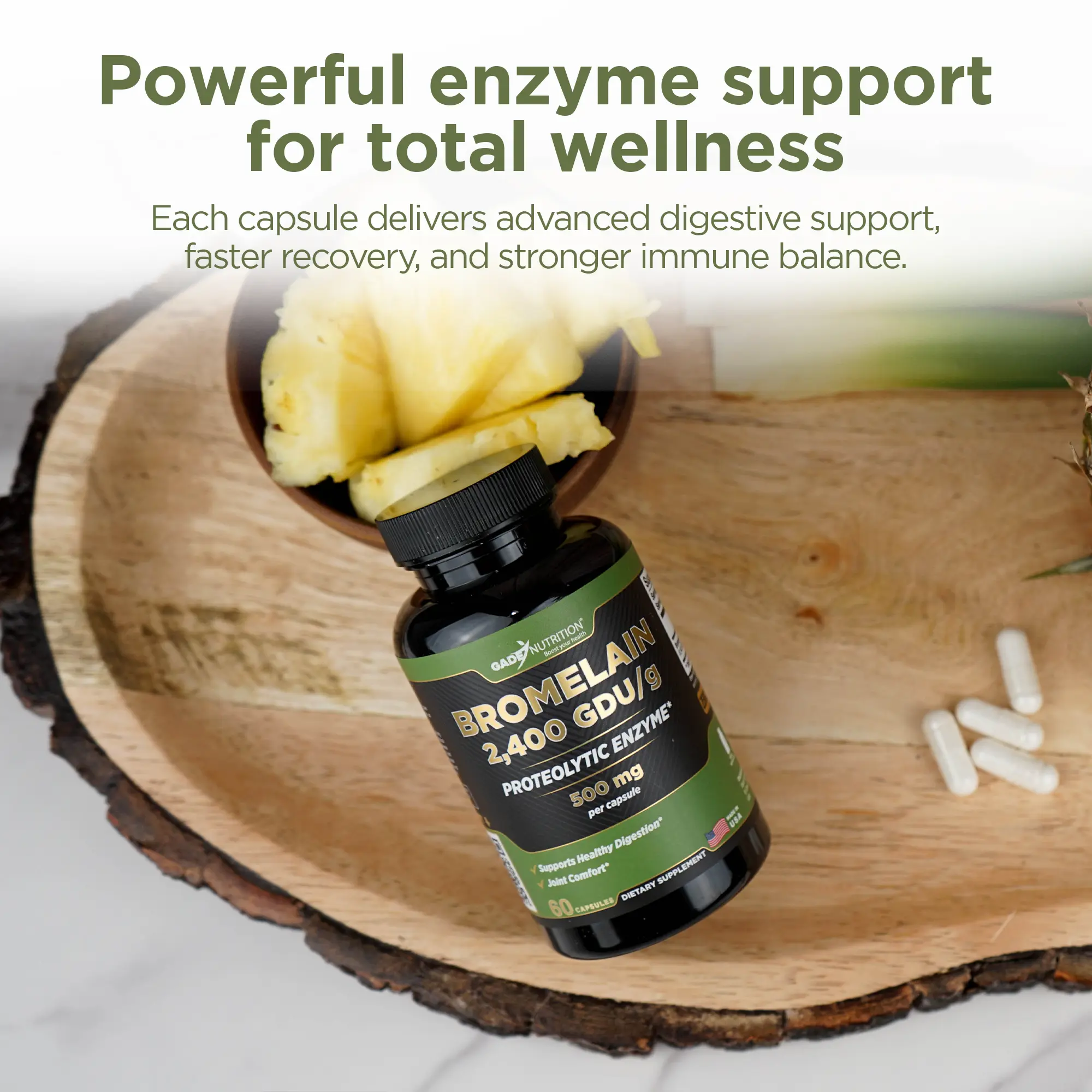 Bromelain 2,400 GDU/g Gade Nutrition