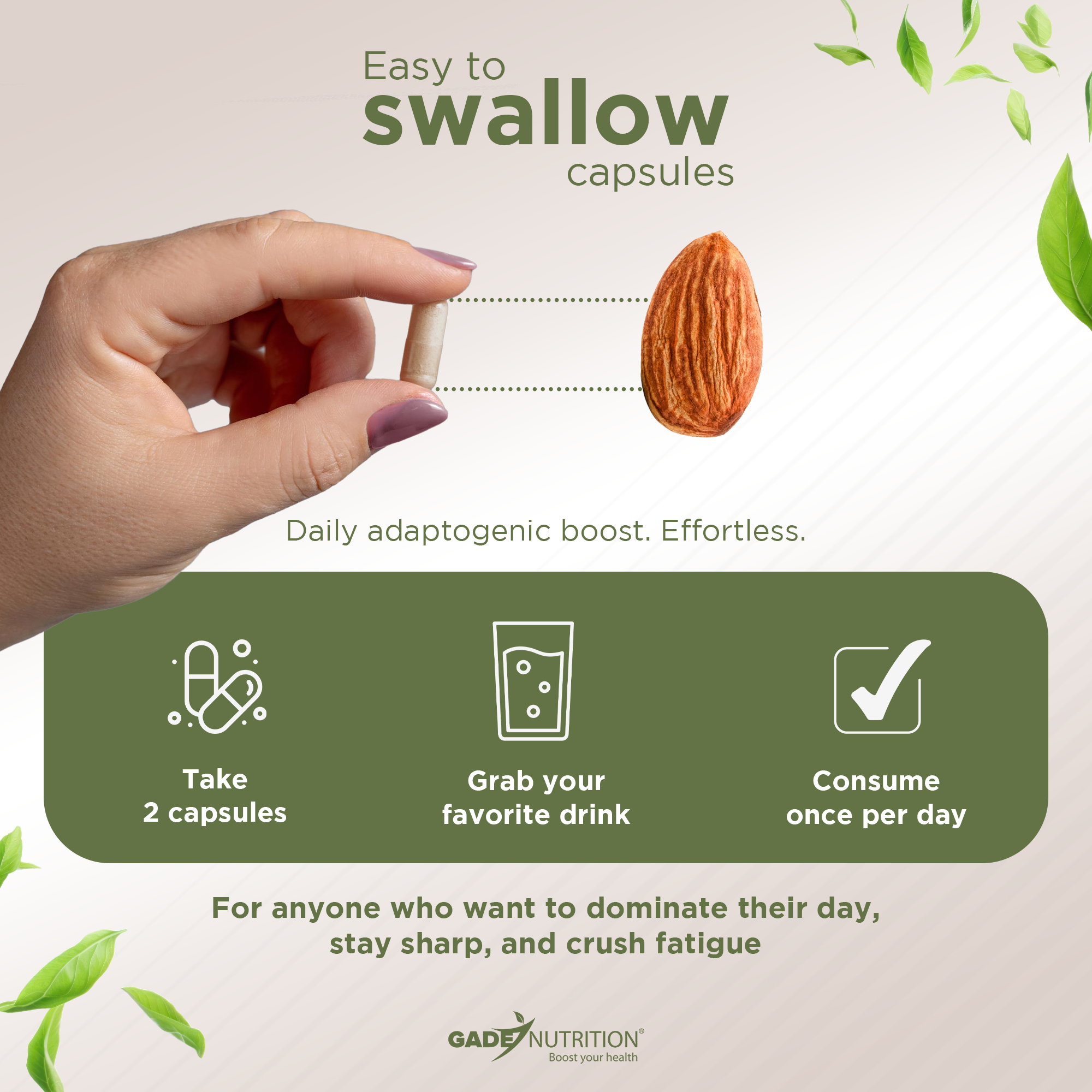 Shilajit Blend 7-in-1 with Ashwagandha, Cordyceps & More Gade Nutrition