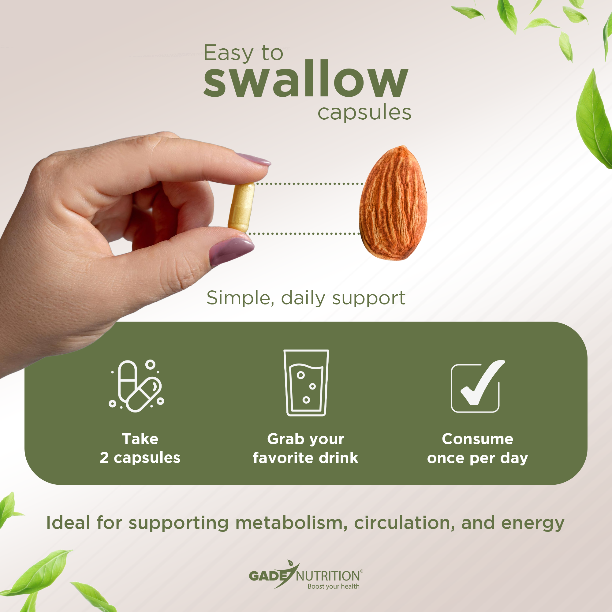 Berberine 1,200 mg Gade Nutrition