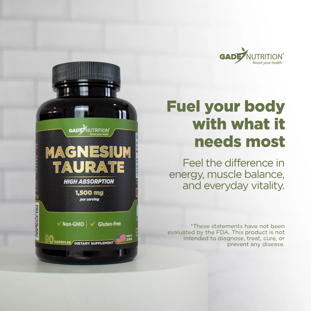 Magnesium Taurate Gade Nutrition