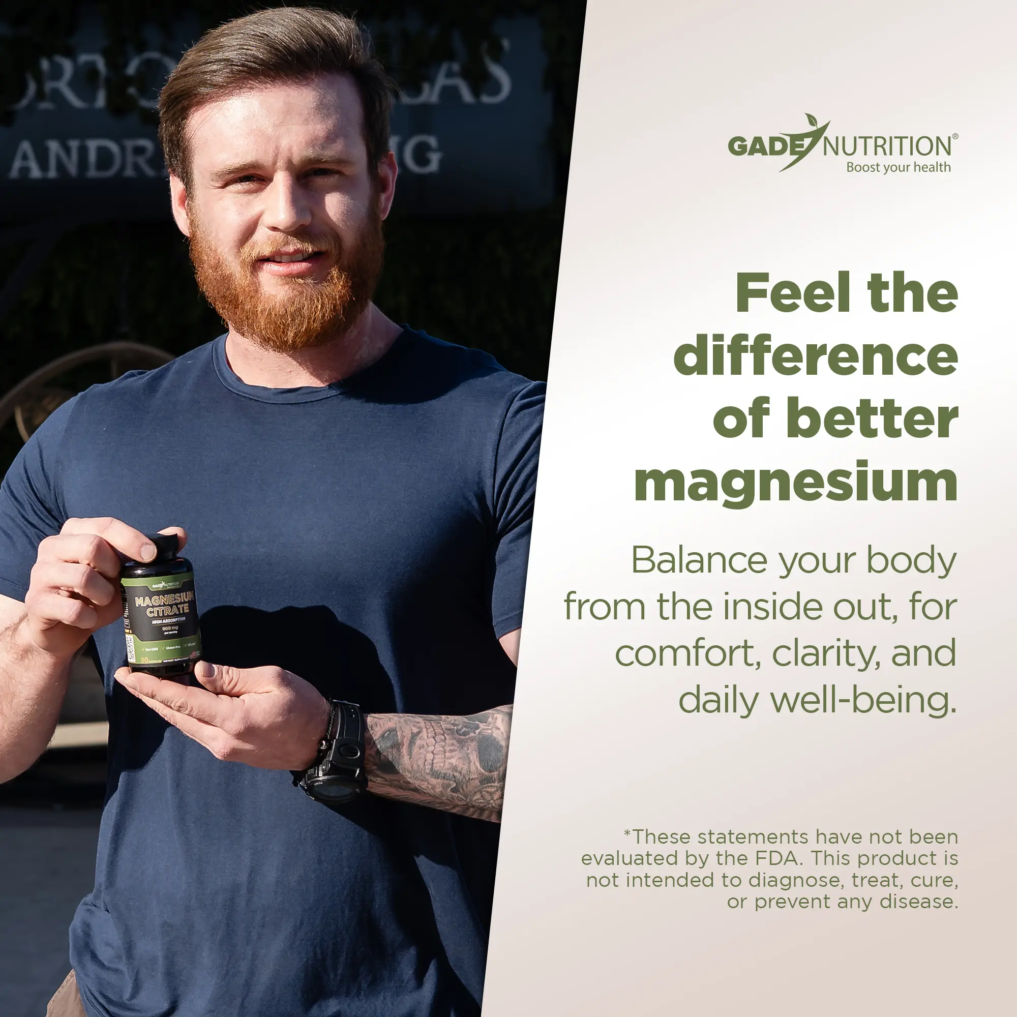 Magnesium Citrate Gade Nutrition