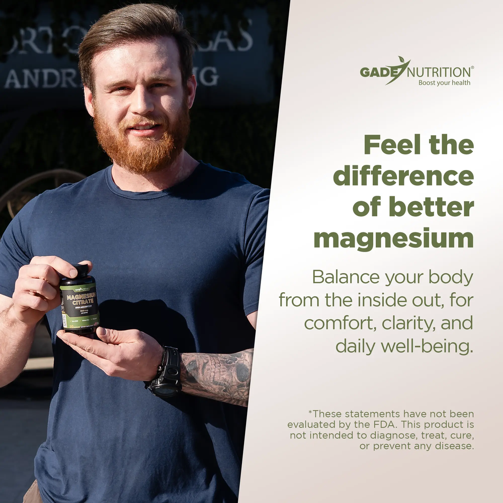 Magnesium Citrate Gade Nutrition