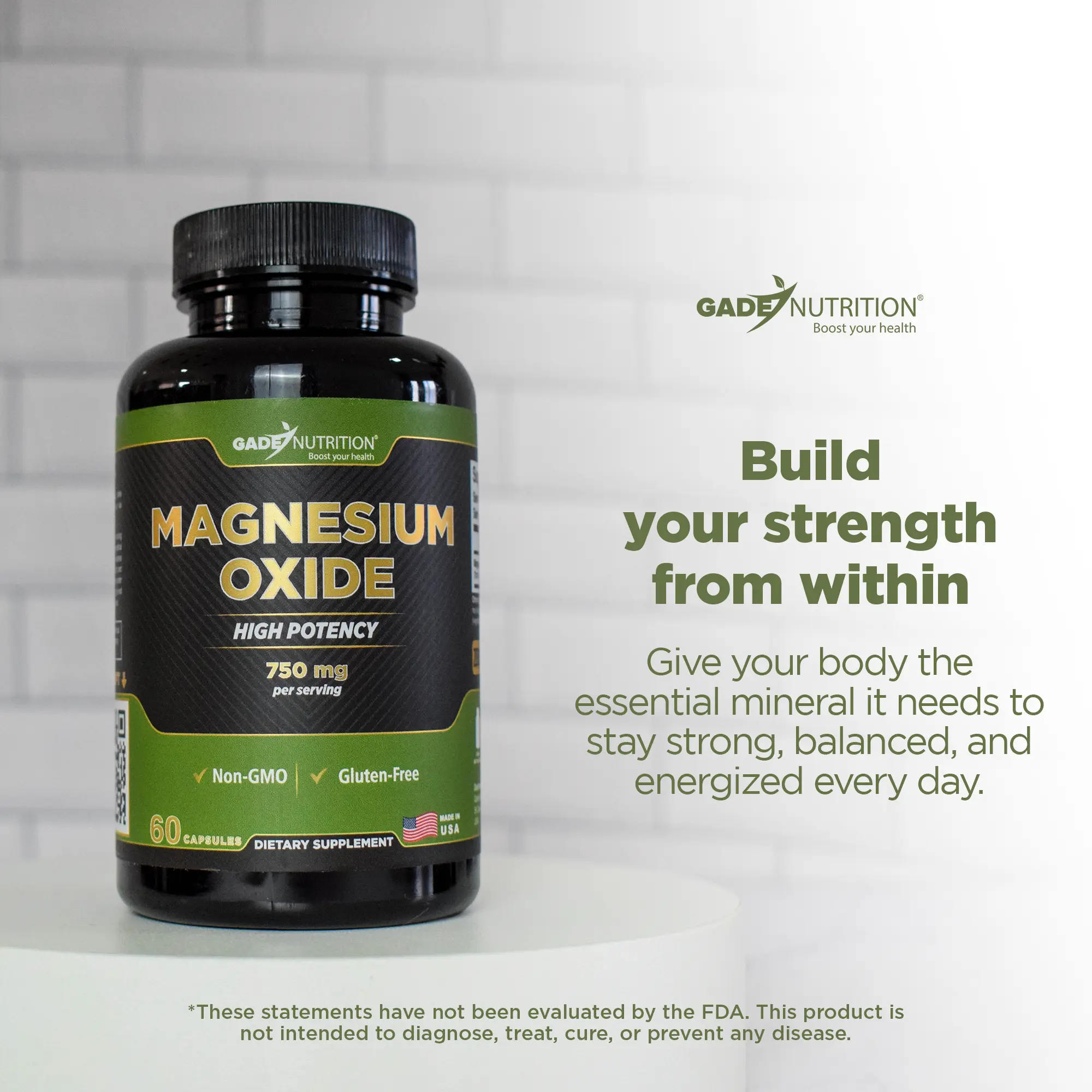 Magnesium Oxide Gade Nutrition