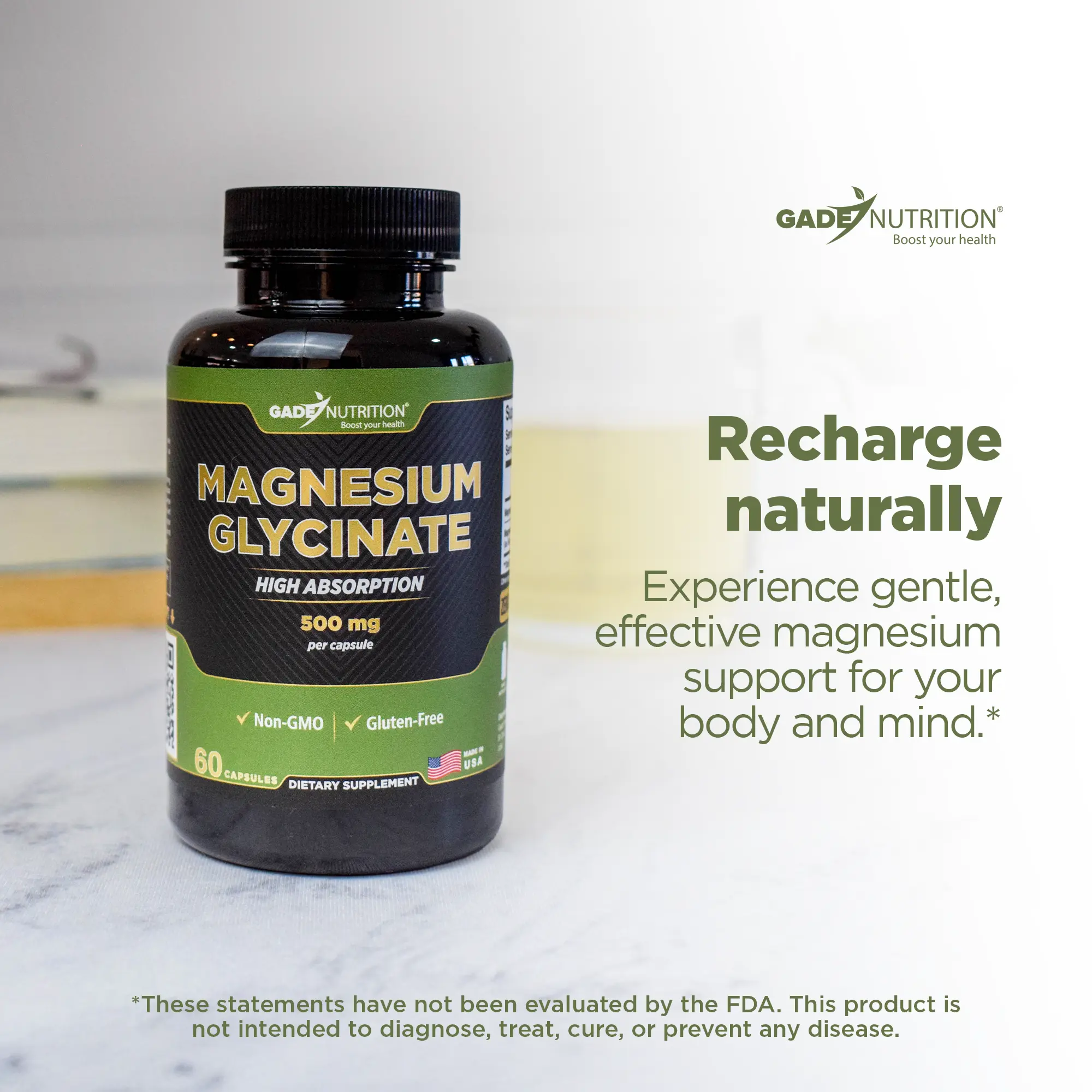Magnesium Glycinate Gade Nutrition