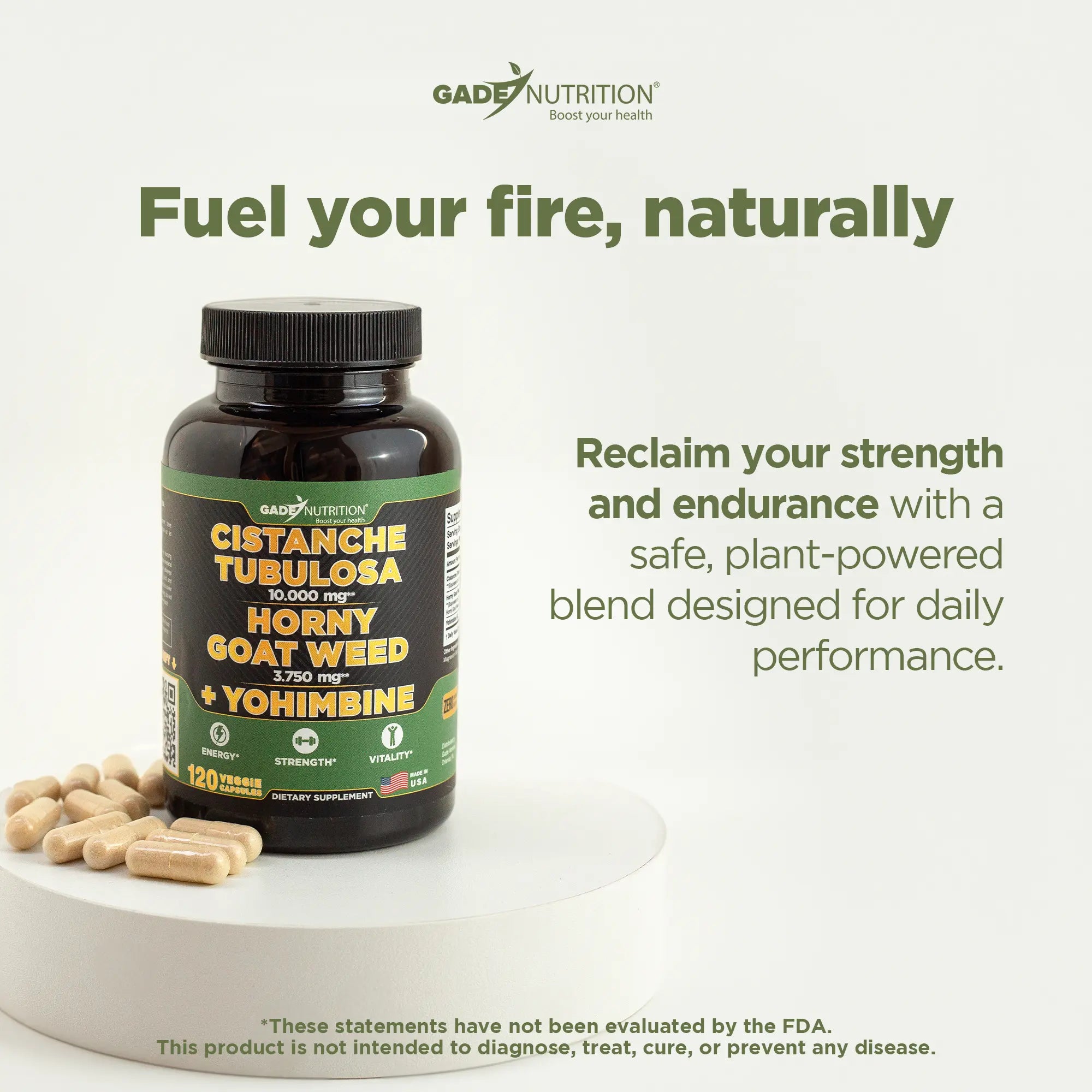 Cistanche Tubulosa Complex 3-in-1 Gade Nutrition