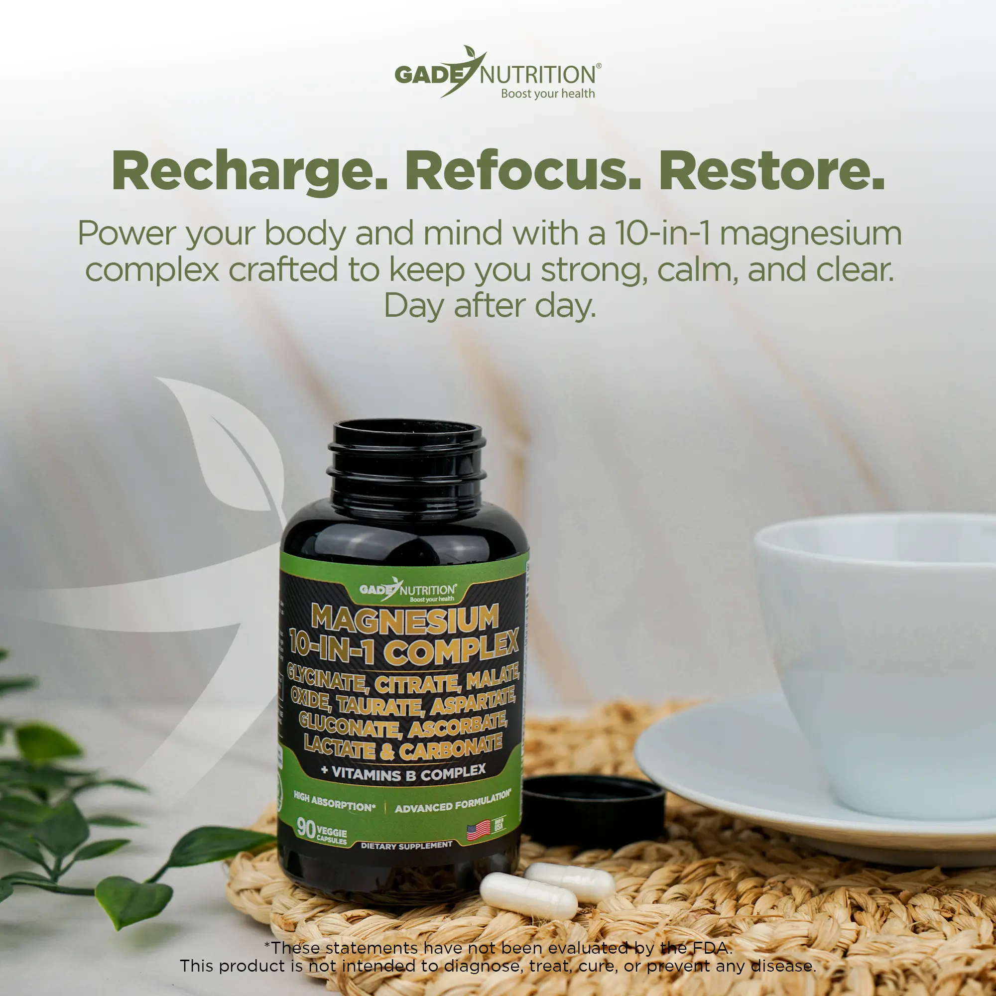 Magnesium Complex 10-in-1 GADE NUTRITION