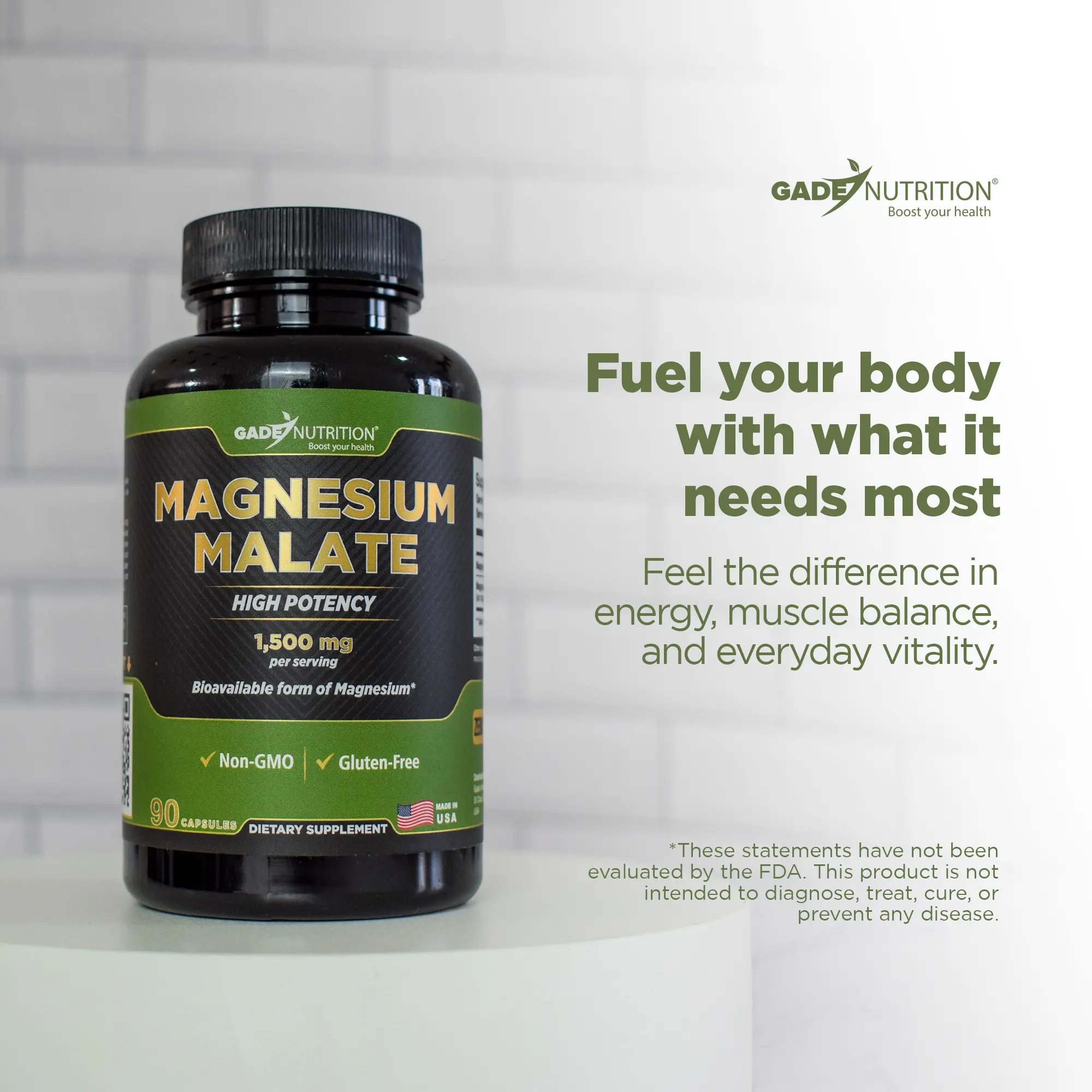Magnesium Malate Gade Nutrition