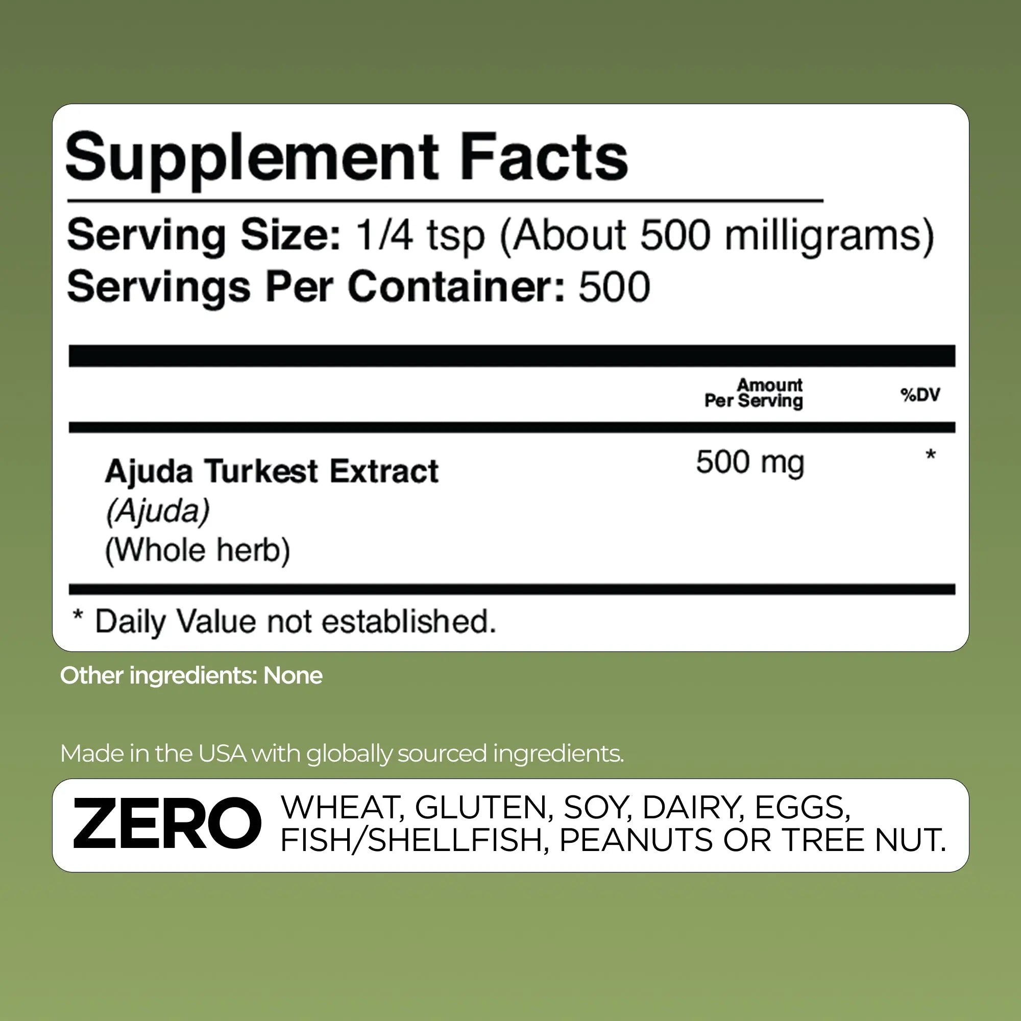 Ajuga Turkest Extract Gade Nutrition