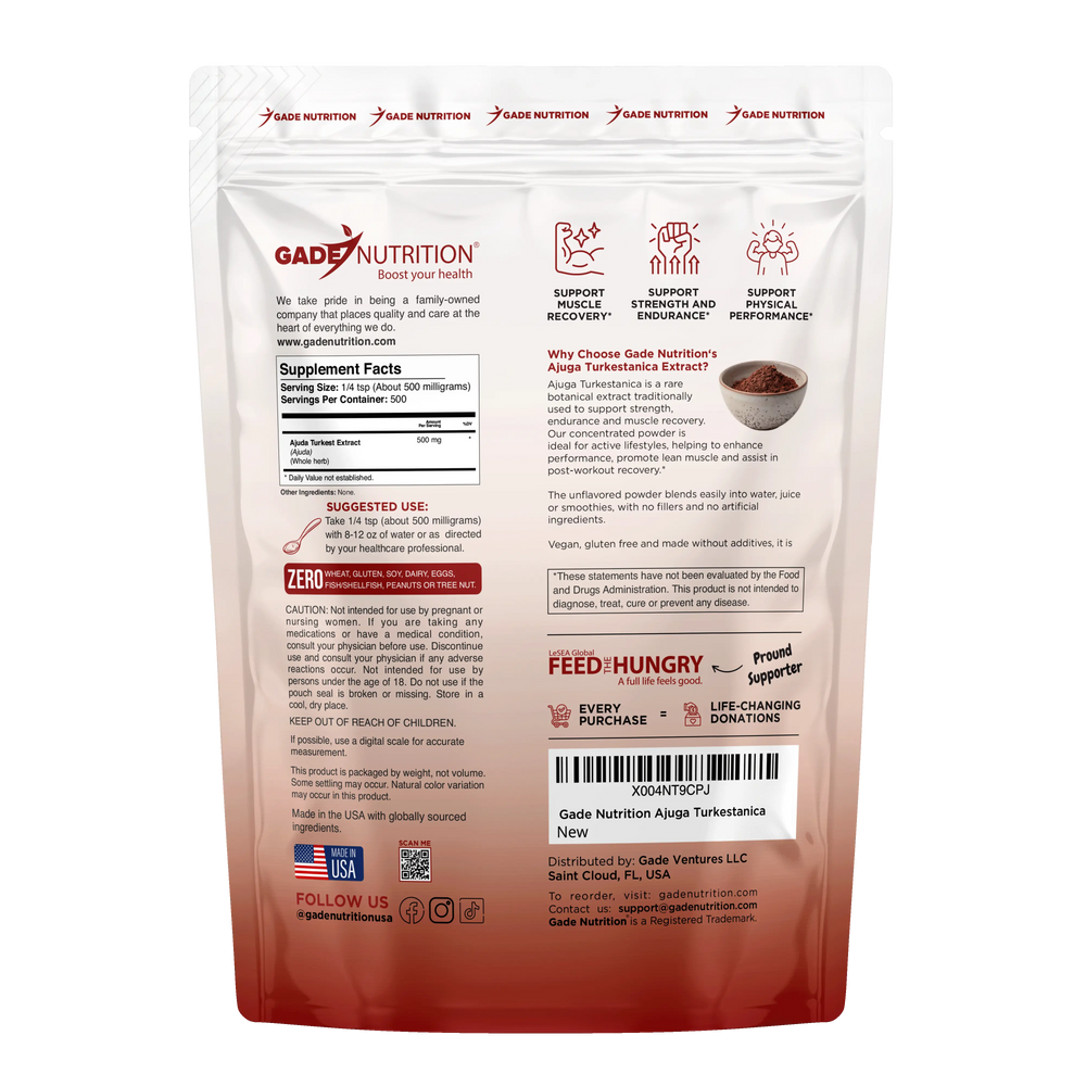 Ajuga Turkest Extract Gade Nutrition