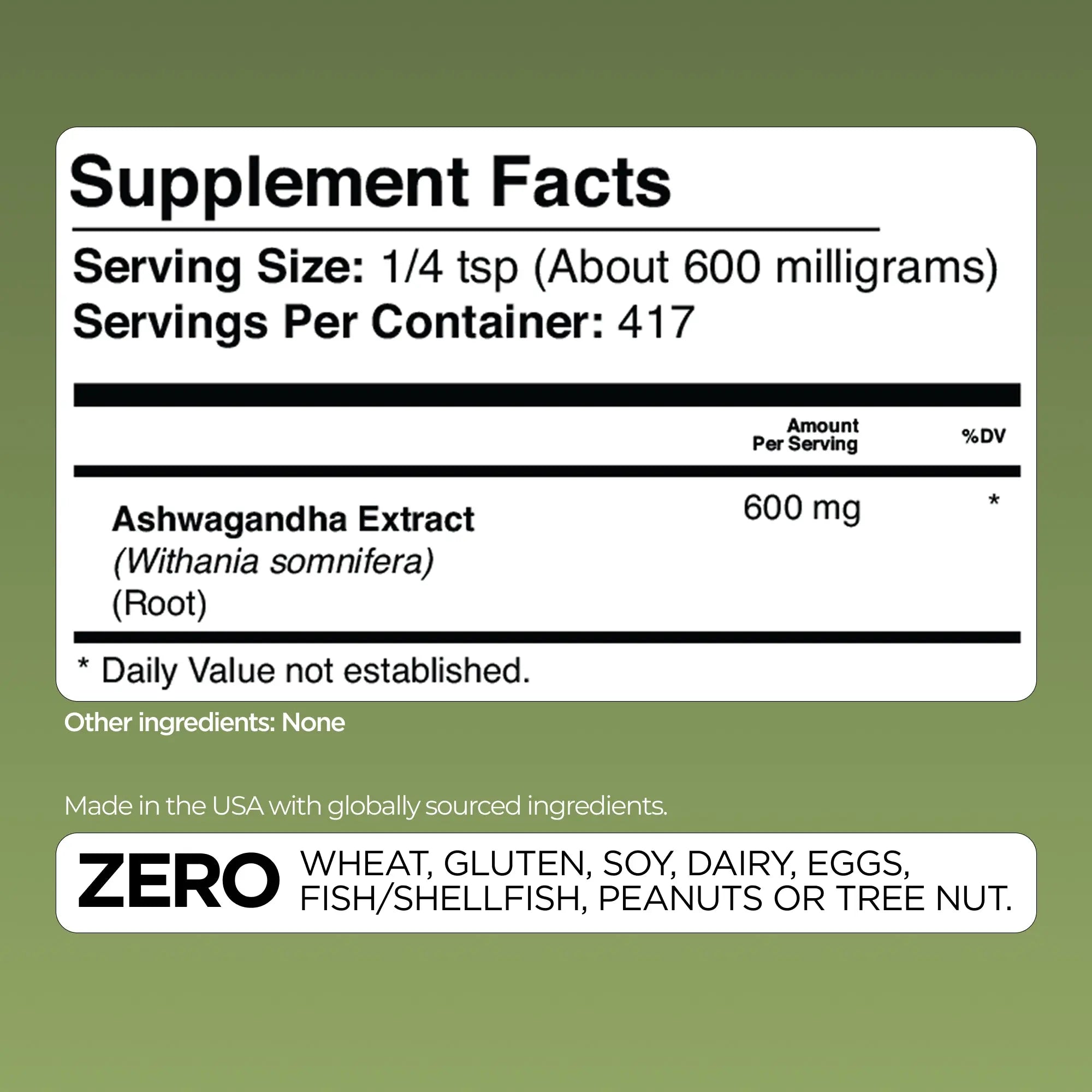 Ashwagandha Root Extract Gade Nutrition