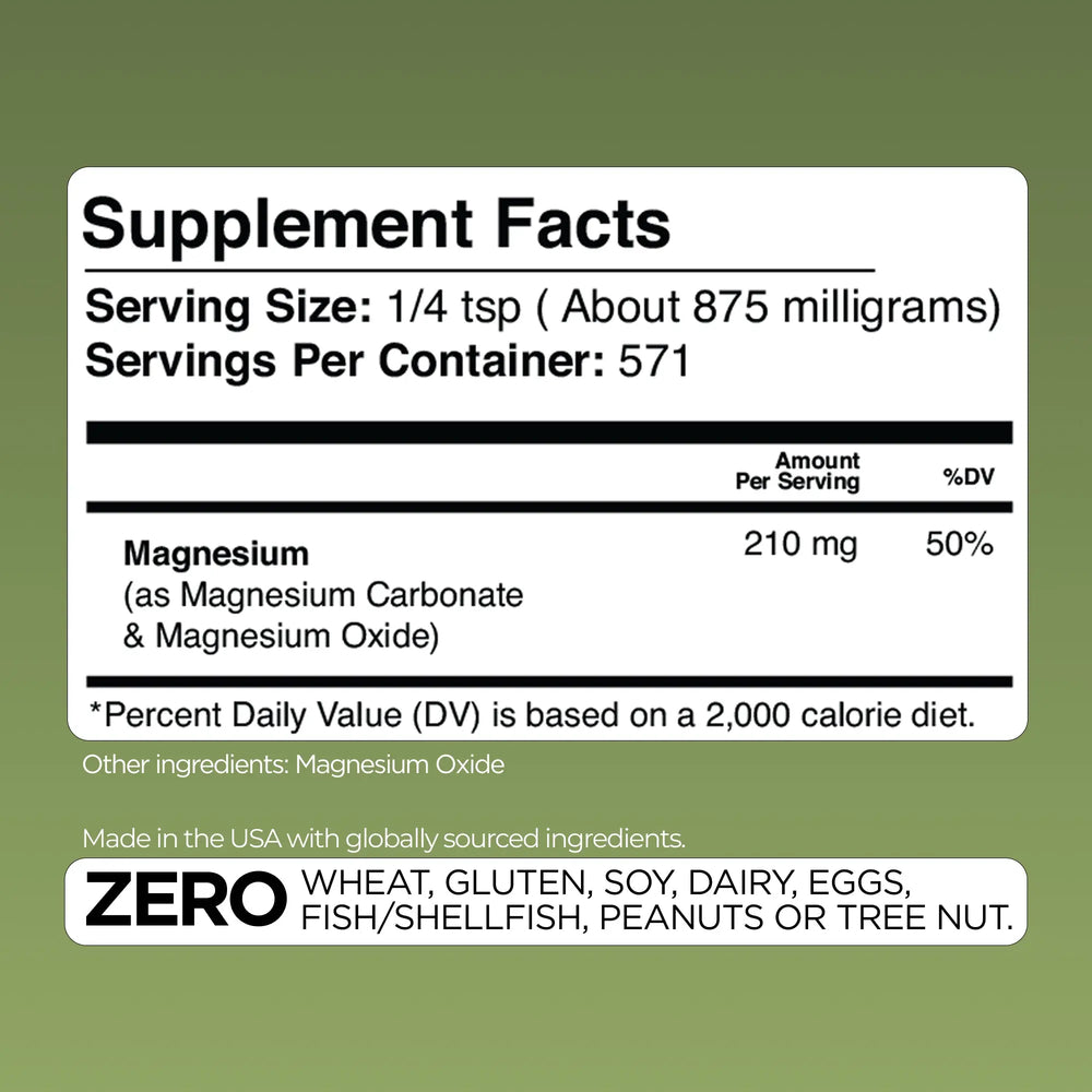 Magnesium Carbonate Gade Nutrition