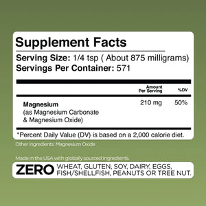 Magnesium Carbonate Gade Nutrition