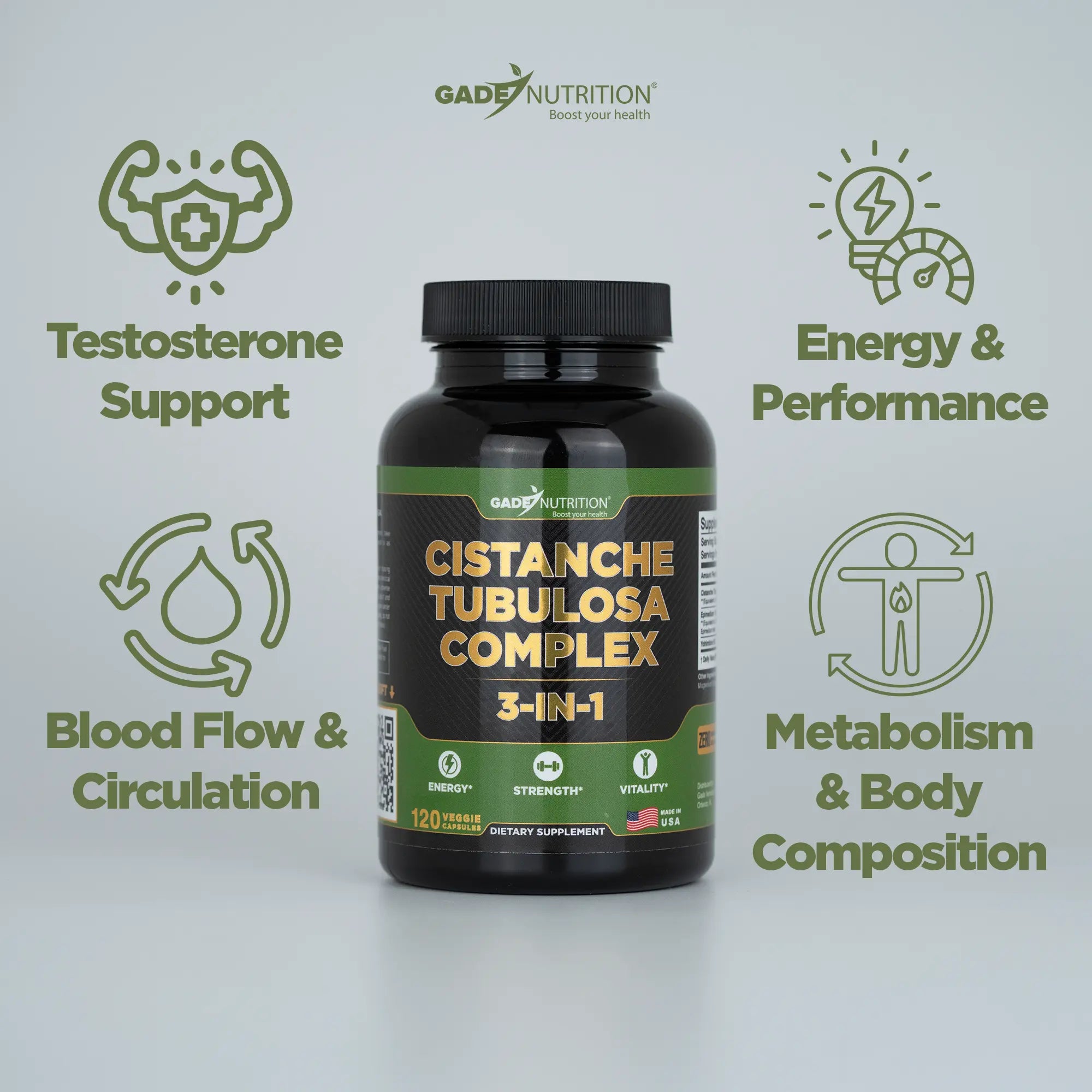 Cistanche Tubulosa Complex 3-in-1 Gade Nutrition
