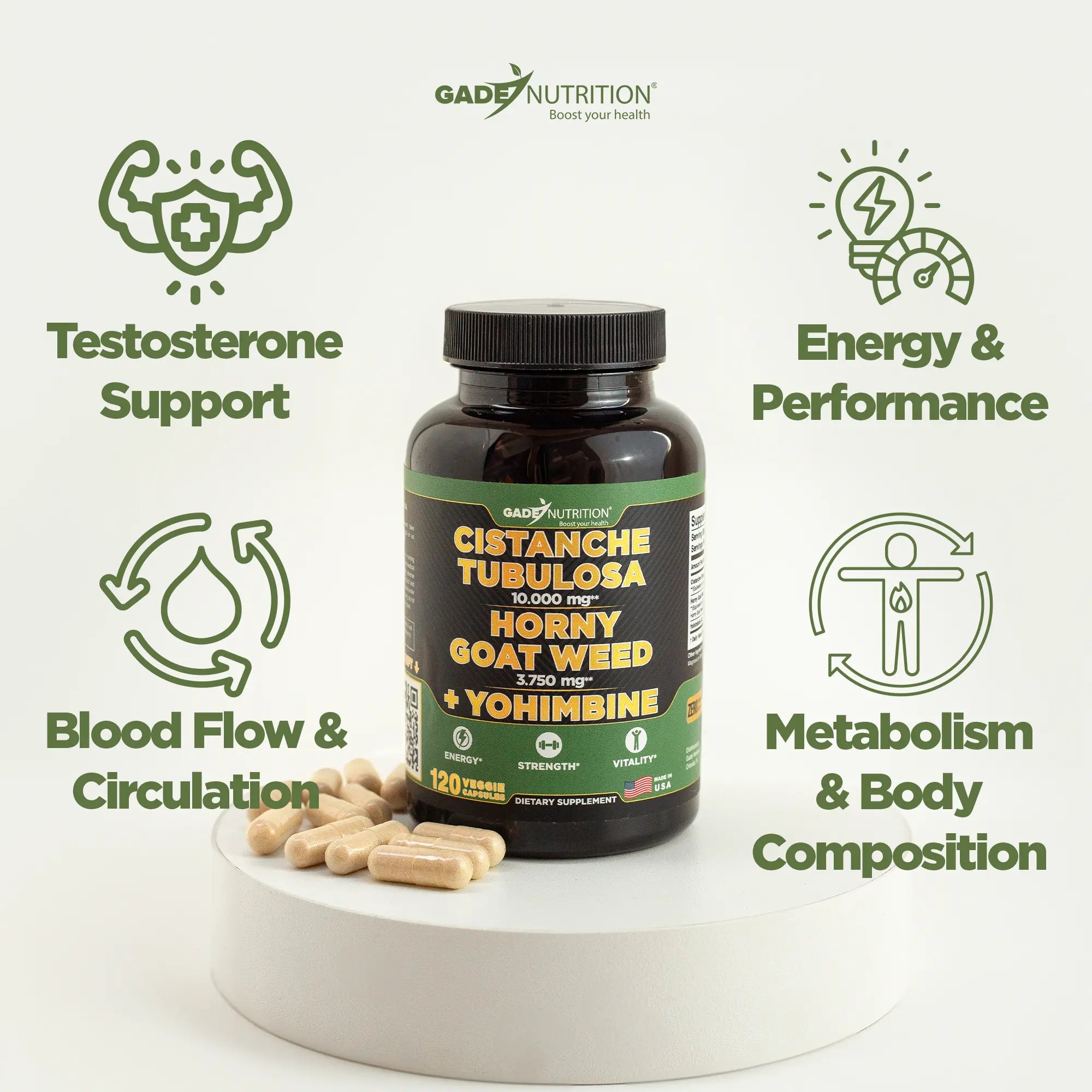 Cistanche Tubulosa Complex 3-in-1 Gade Nutrition