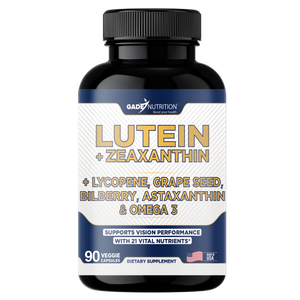 Lutein + Zeaxanthin, Lycopene, Grape Seed, Bilberry, Astaxanthin & Omega 3