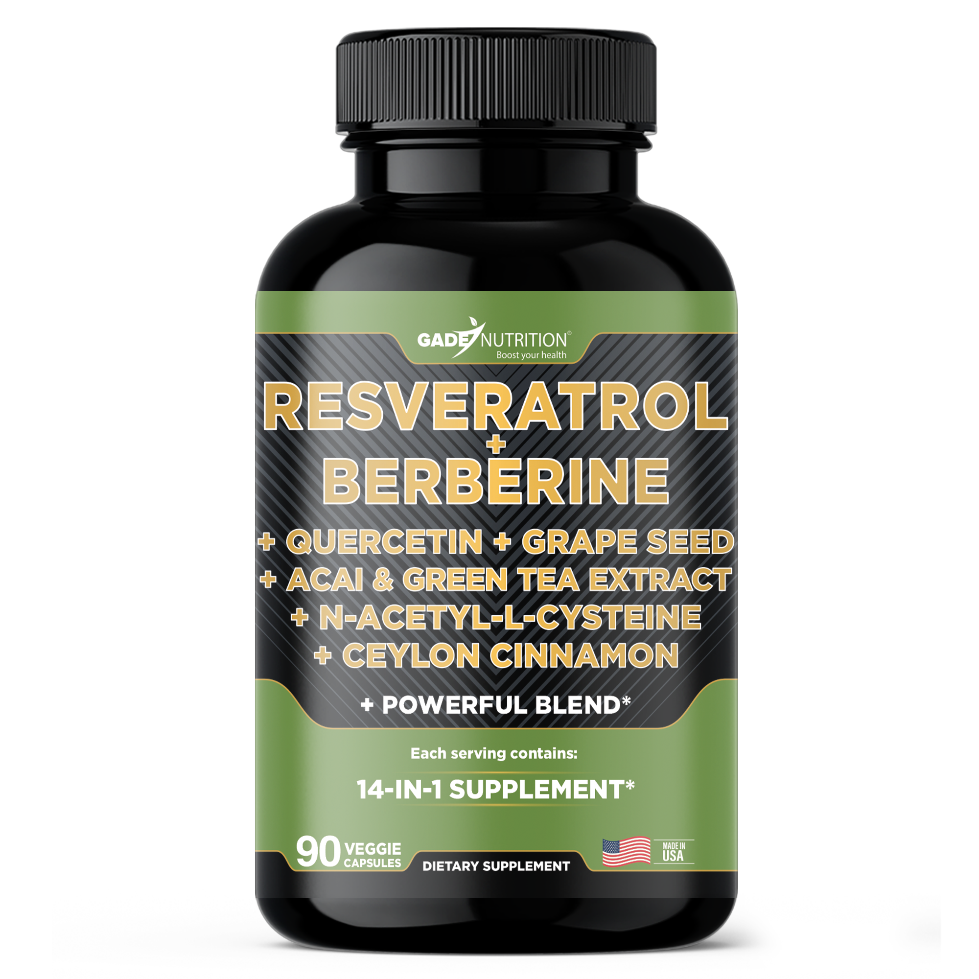 Resveratrol + Berberine 14-in-1